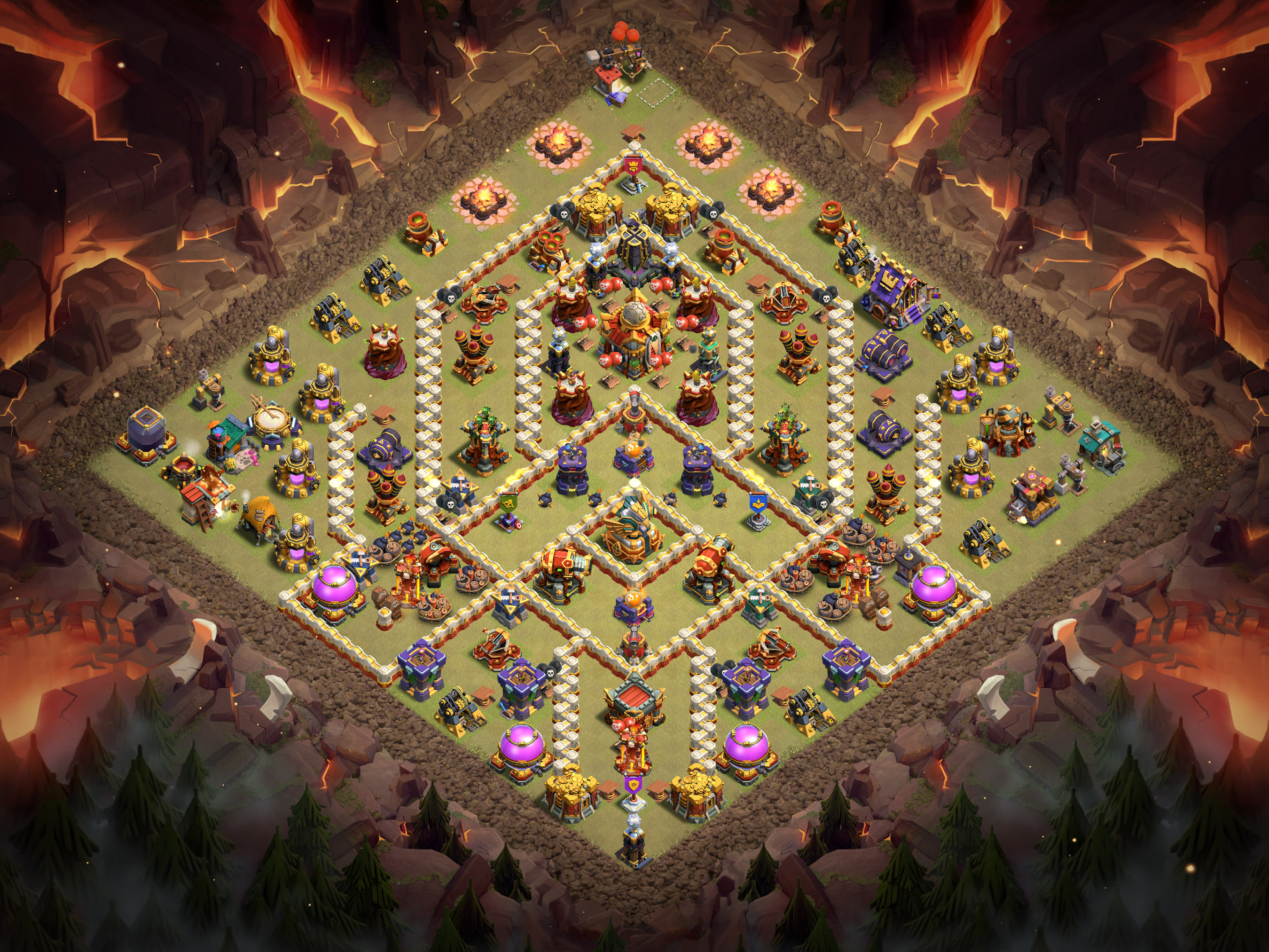 Th16 War Base Layout 23 layout