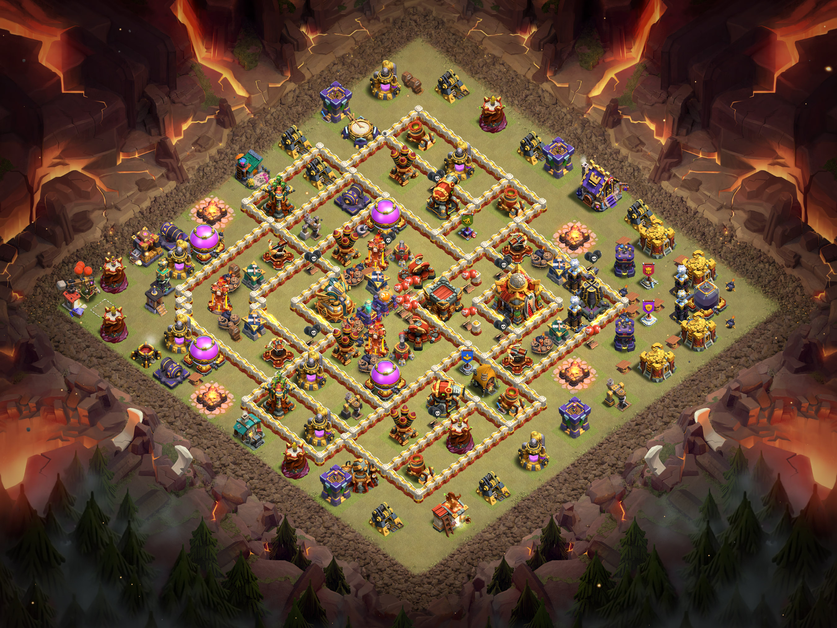 Th16 War Base Layout 5 layout