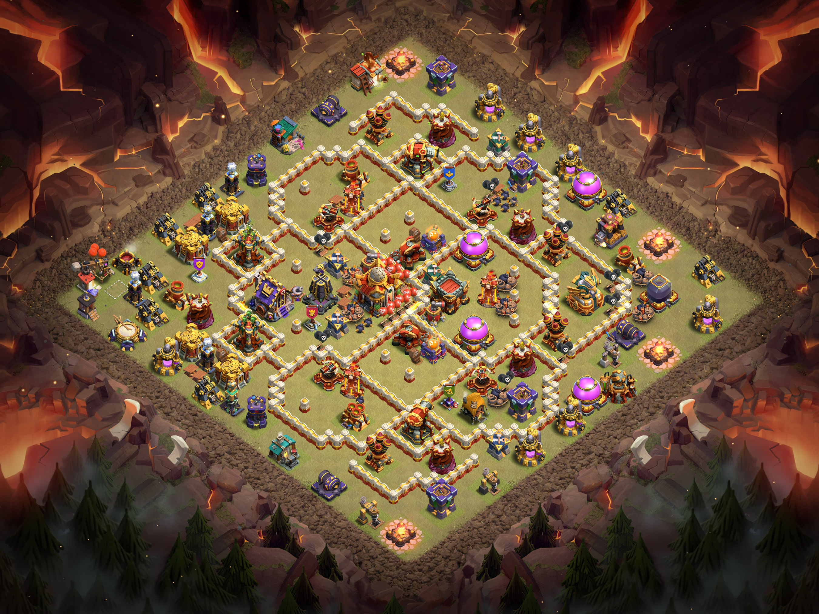 Th16 War Base Layout 6 layout