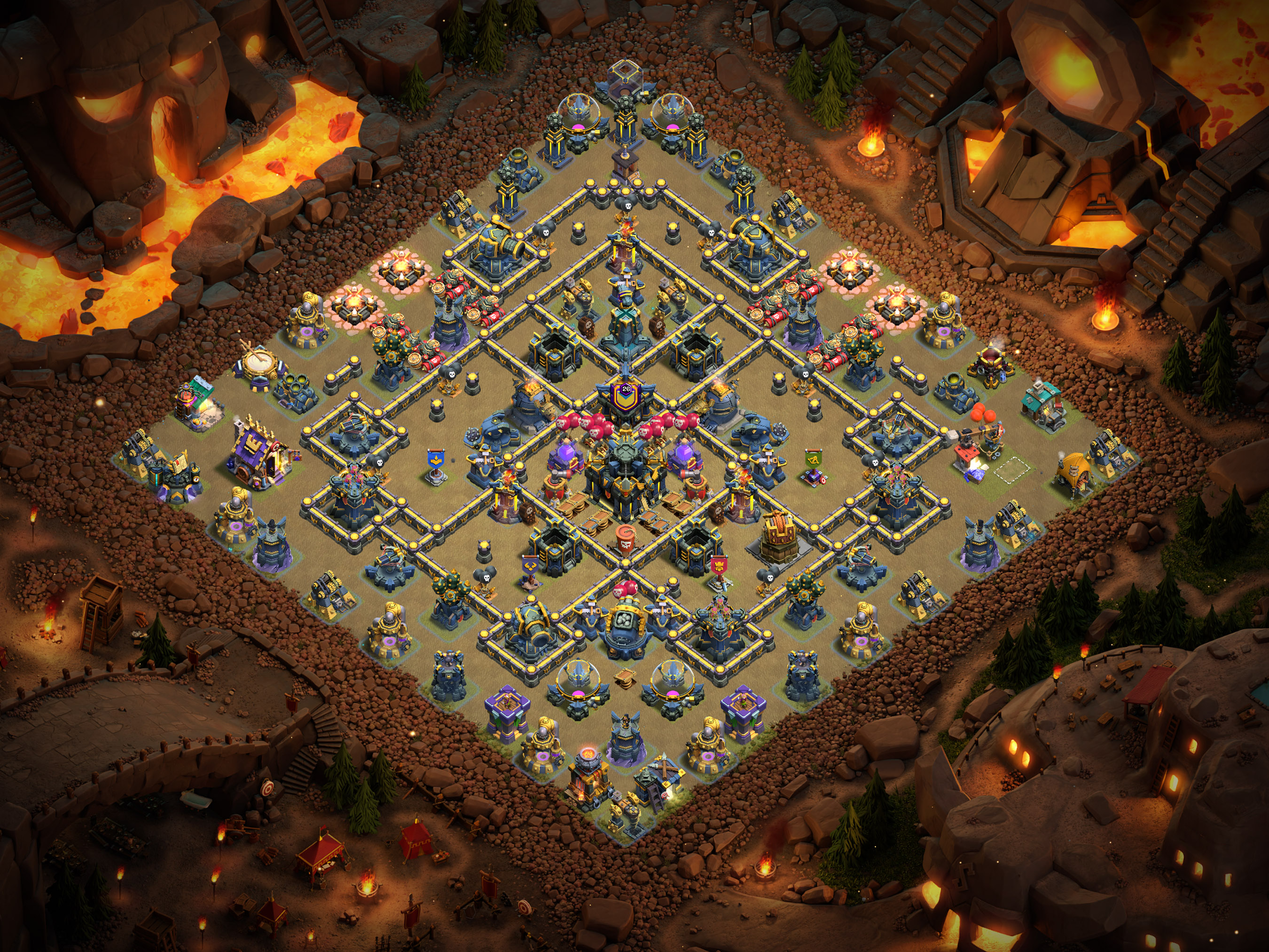 Th17 War Base Layout 10 layout