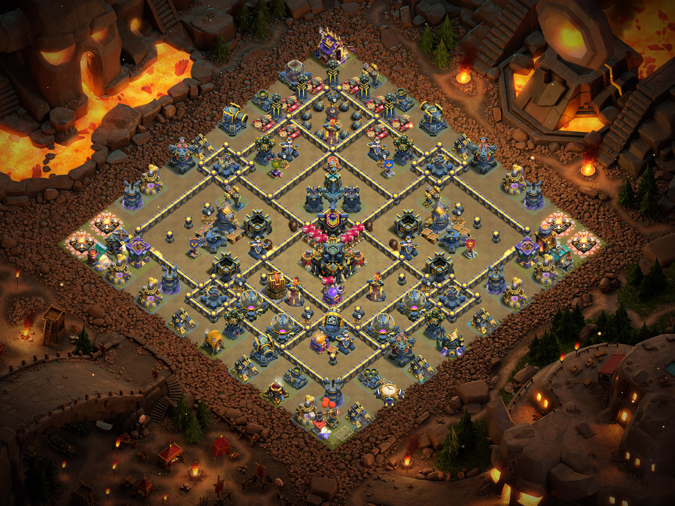 Th17 War Base Layout 11 layout