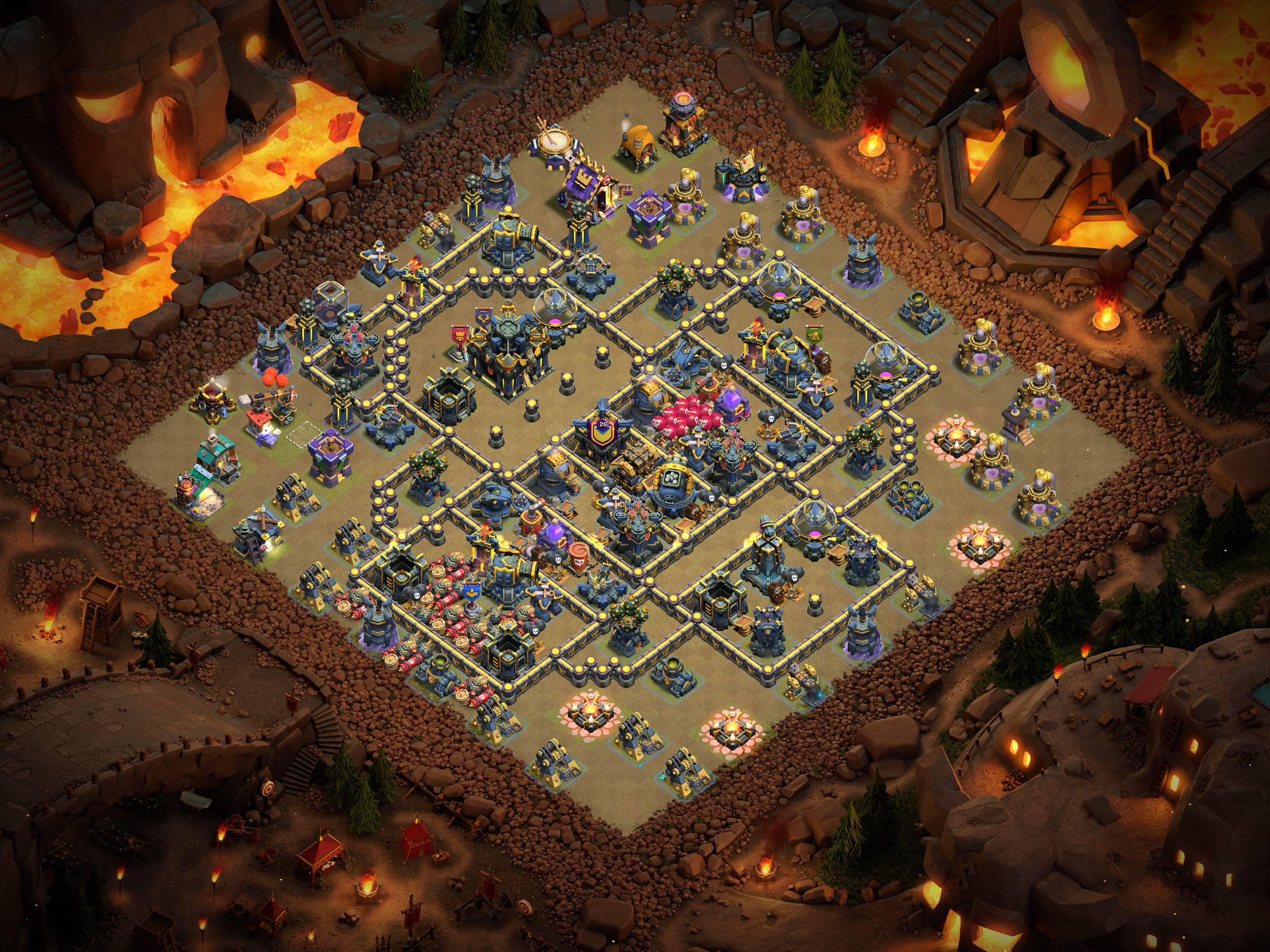 Th17 War Base Layout 4 layout