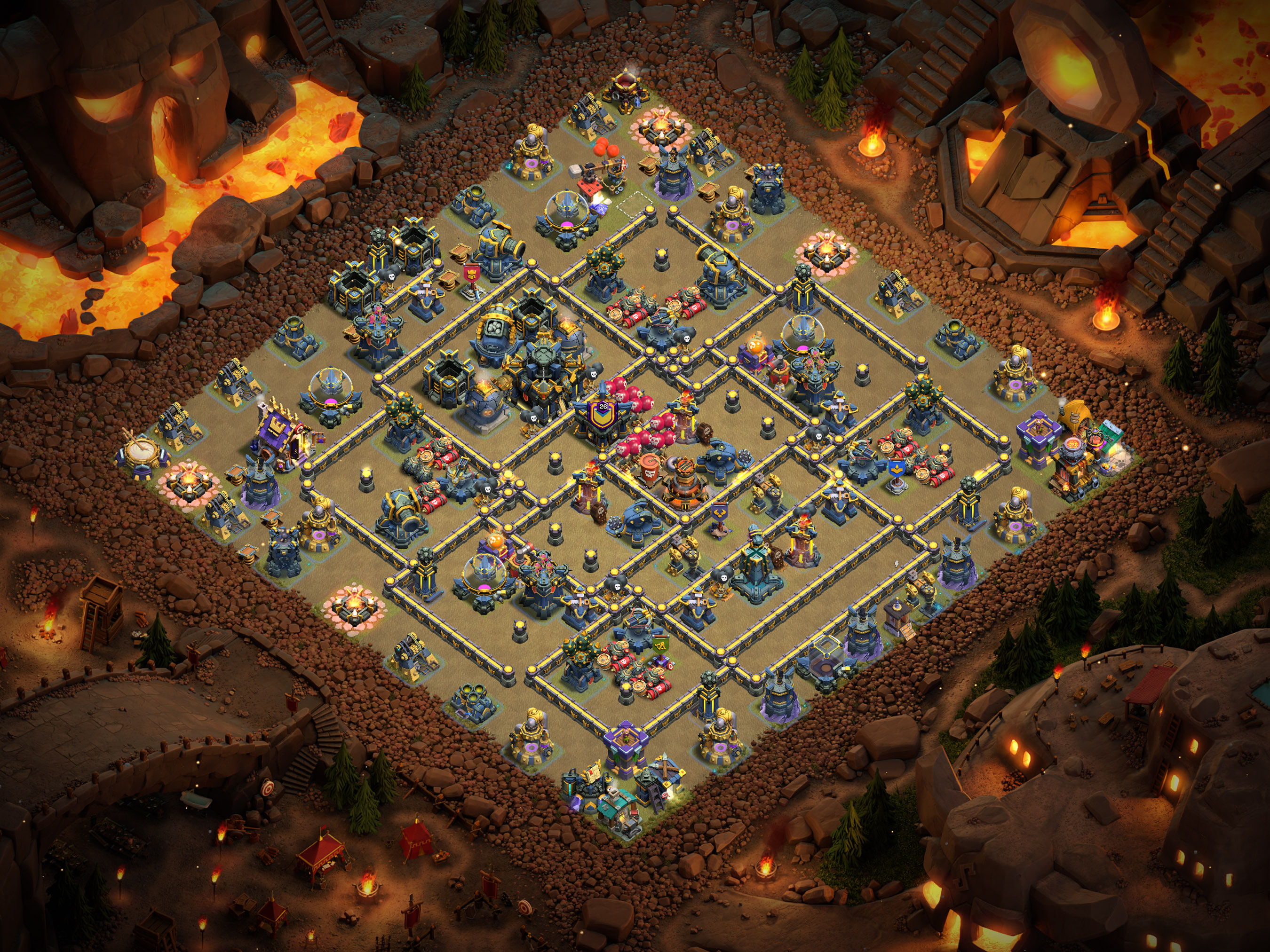 Th17 War Base Layout 5 layout
