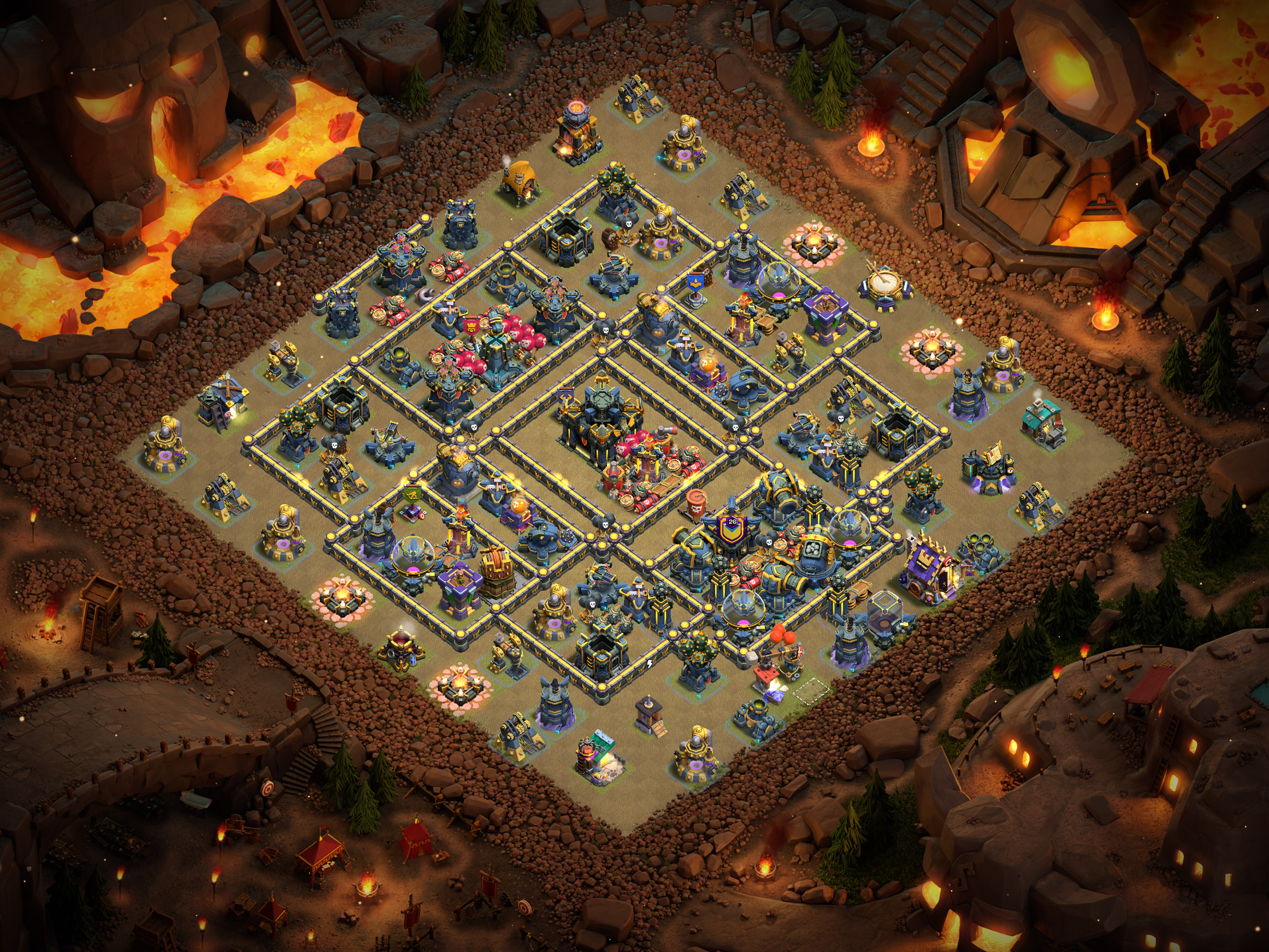 Th17 War Base Layout 7 layout