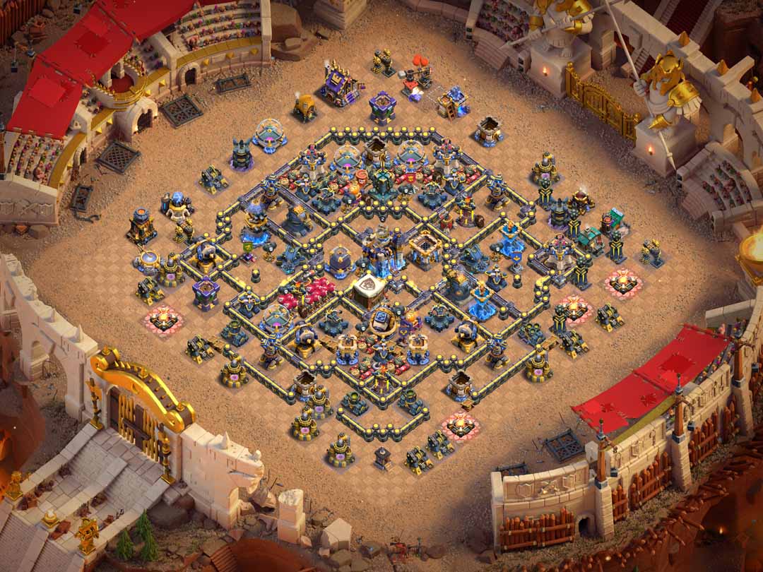 Th18 War Base Layout 1