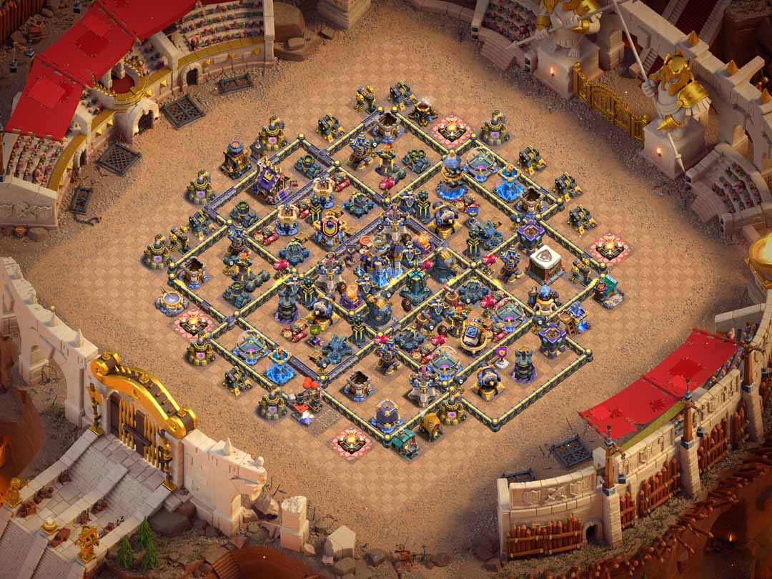 Th18 War Base Layout 10