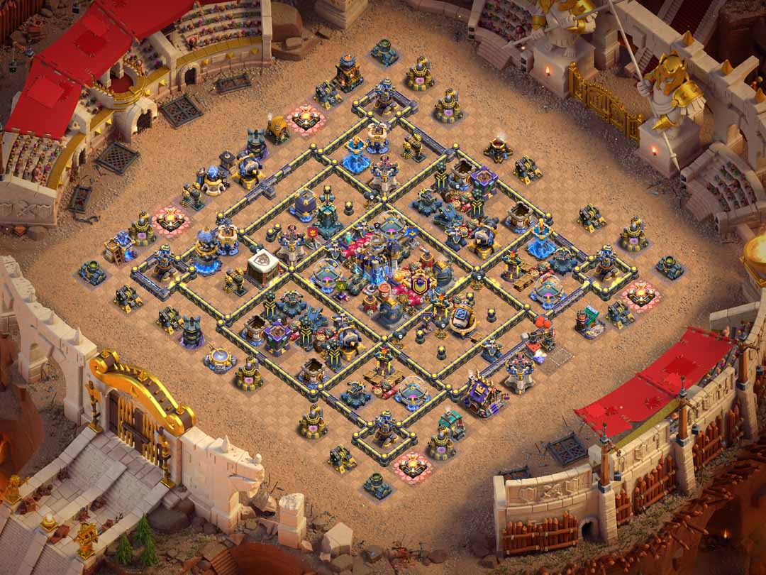 Th18 War Base Layout 11