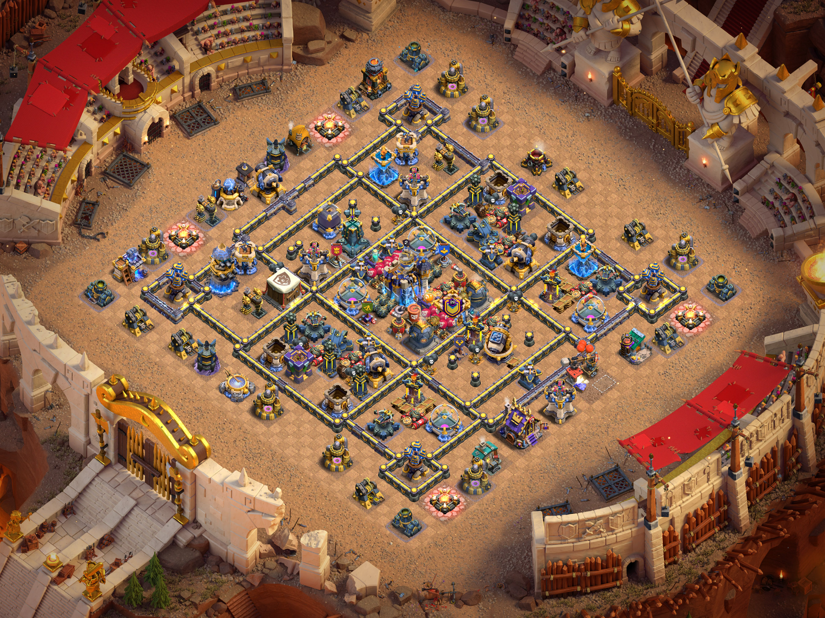 Th18 War Base Layout 11 layout