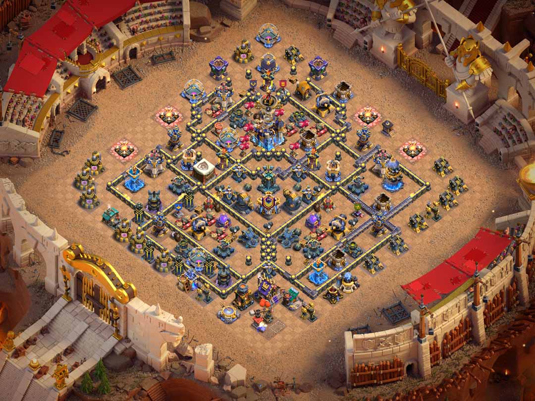 Th18 War Base Layout 15
