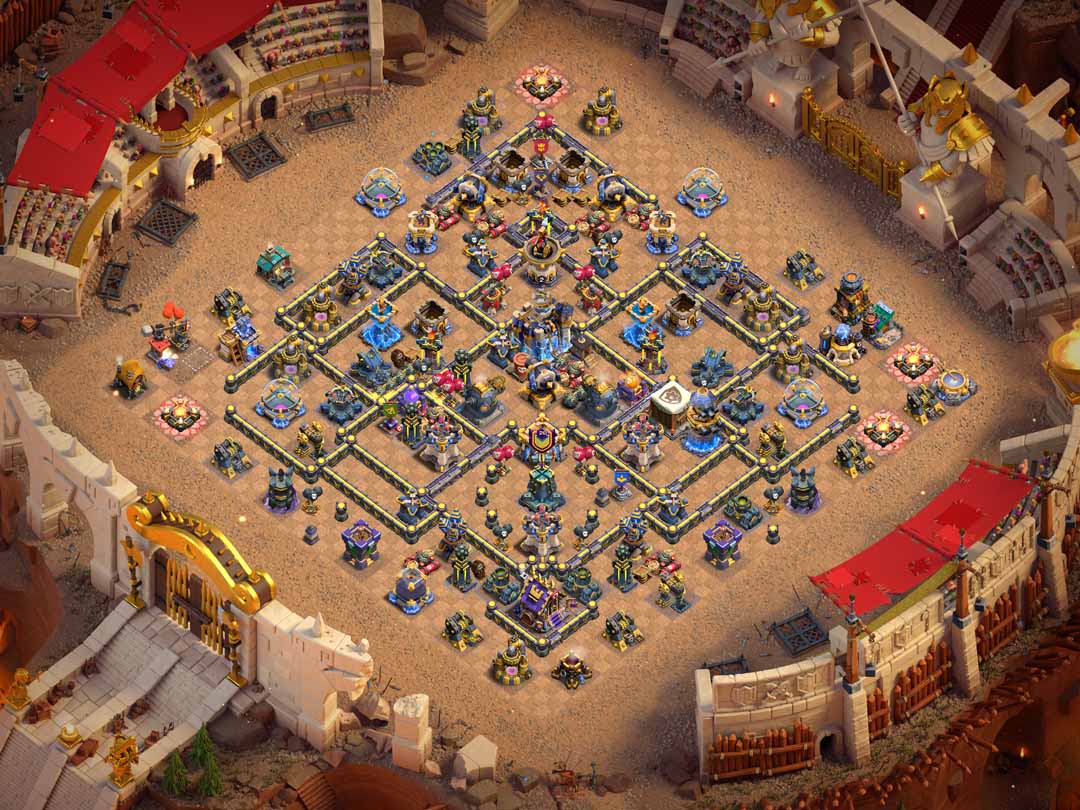 Th18 War Base Layout 16