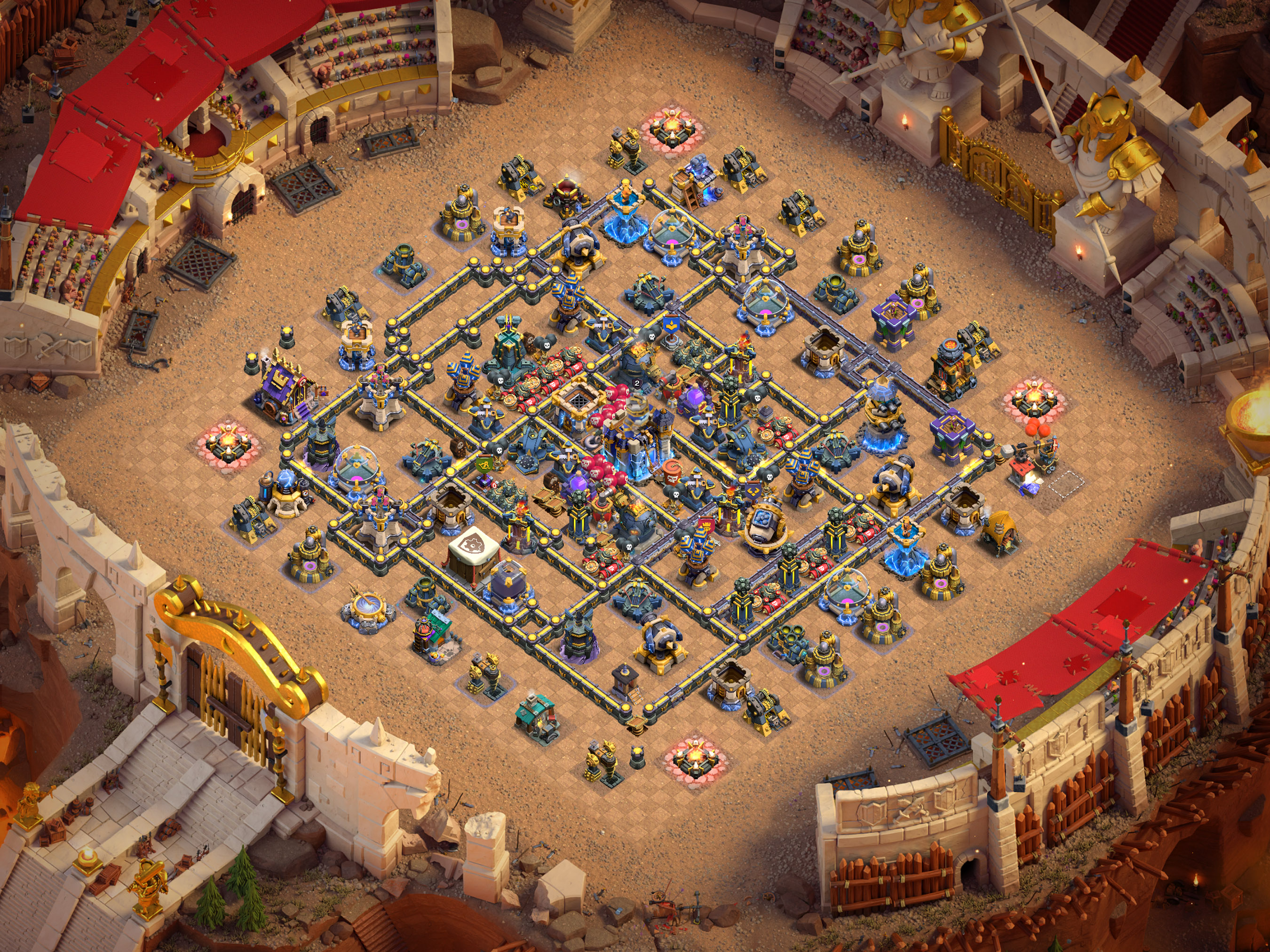 Th18 War Base Layout 2 layout