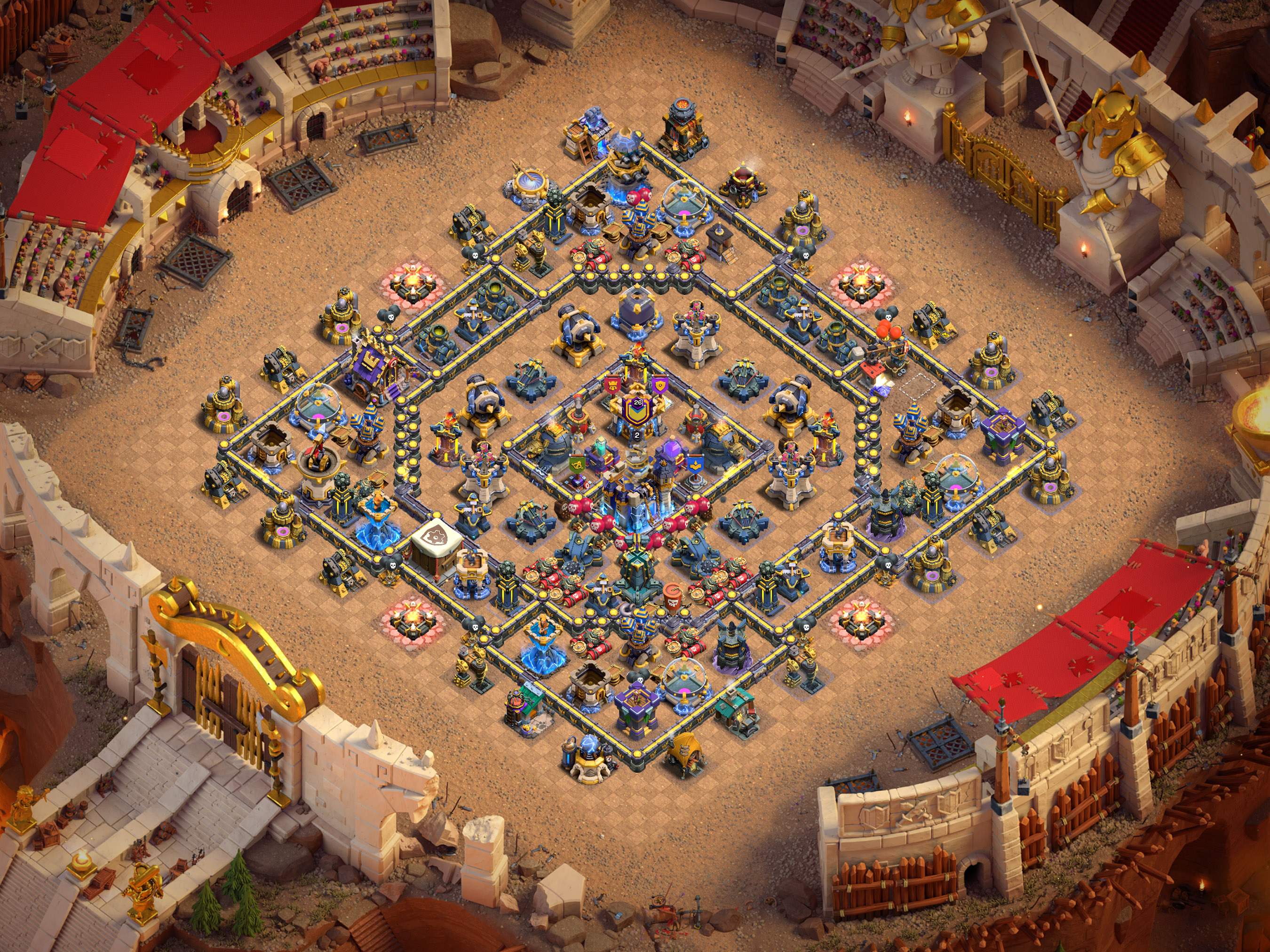 Th18 War Base Layout 20 layout