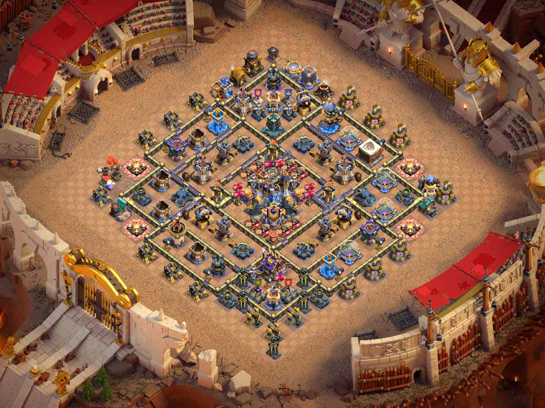 Th18 War Base Layout 21