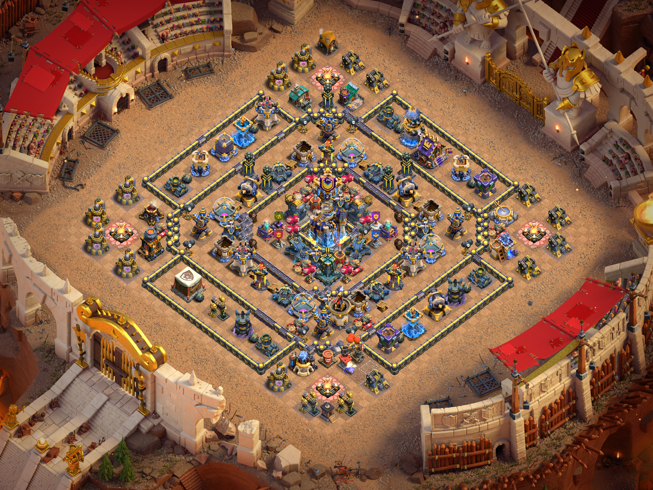 Th18 War Base Layout 22 layout
