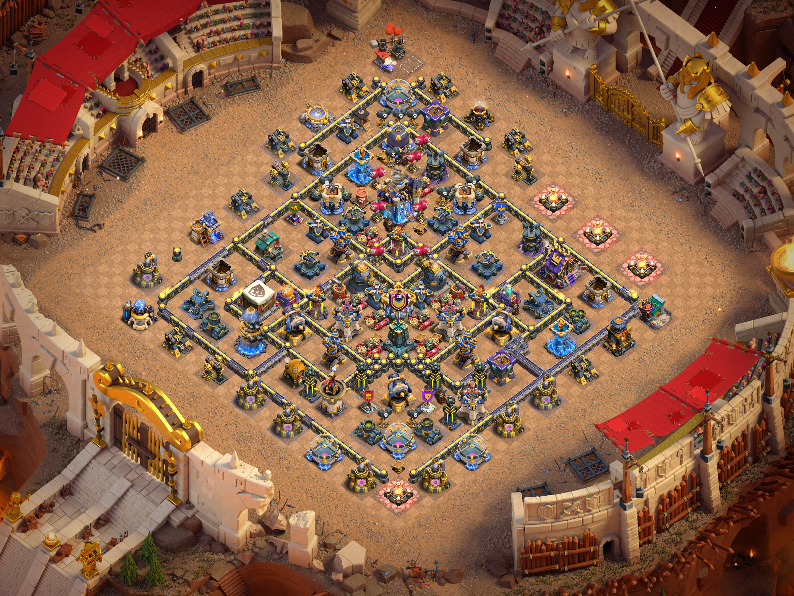 Th18 War Base Layout 23 layout