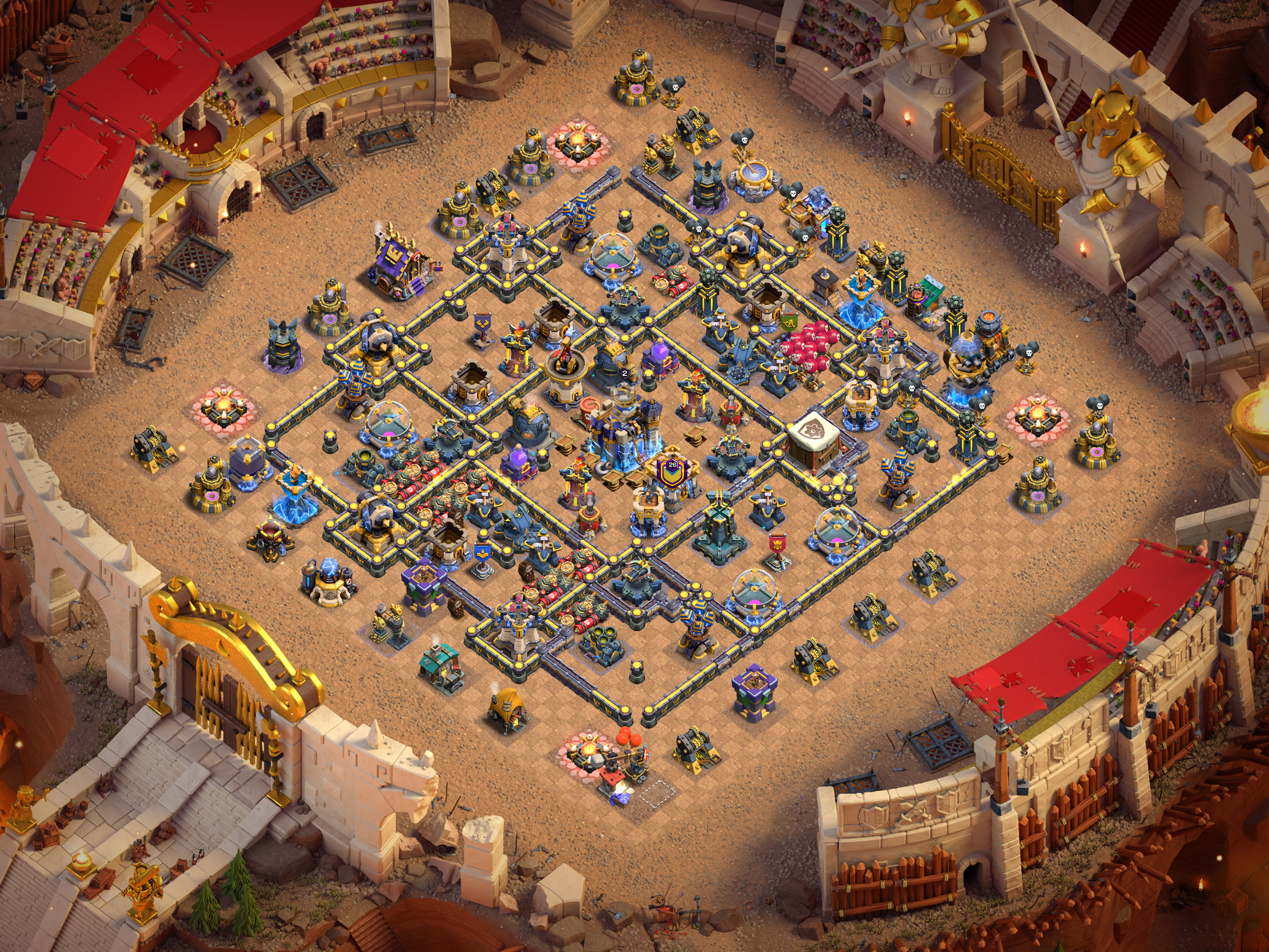 Th18 War Base Layout 26 layout