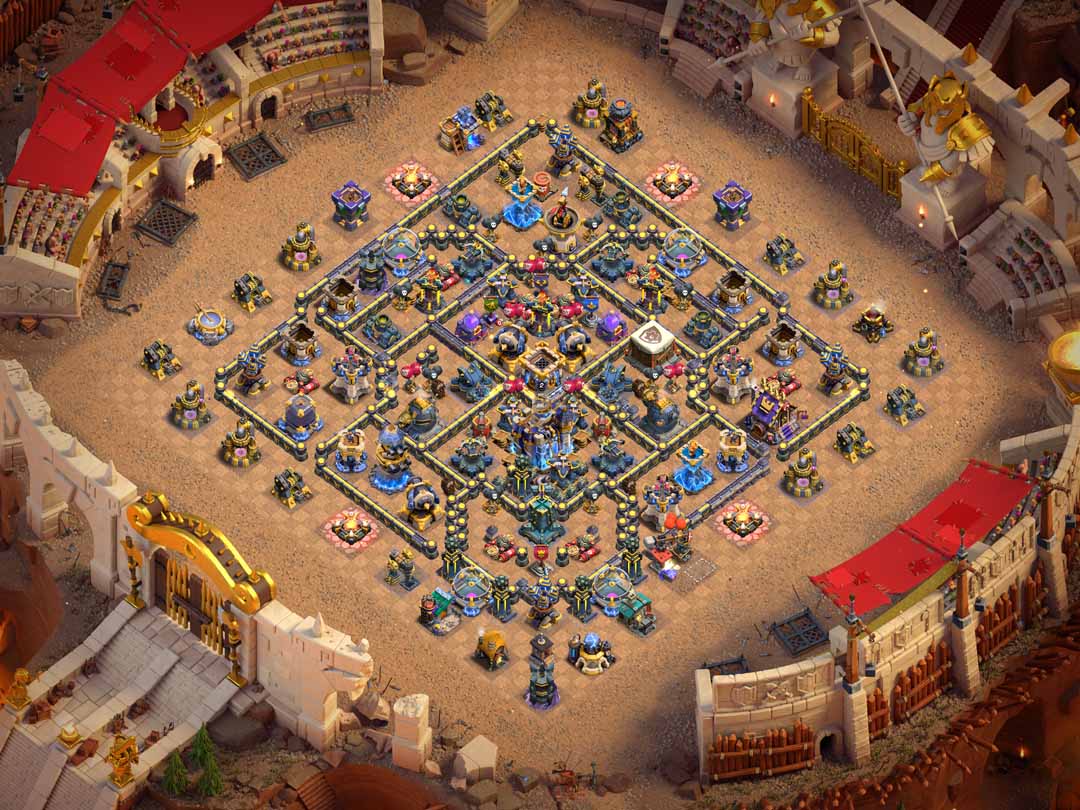 Th18 War Base Layout 4