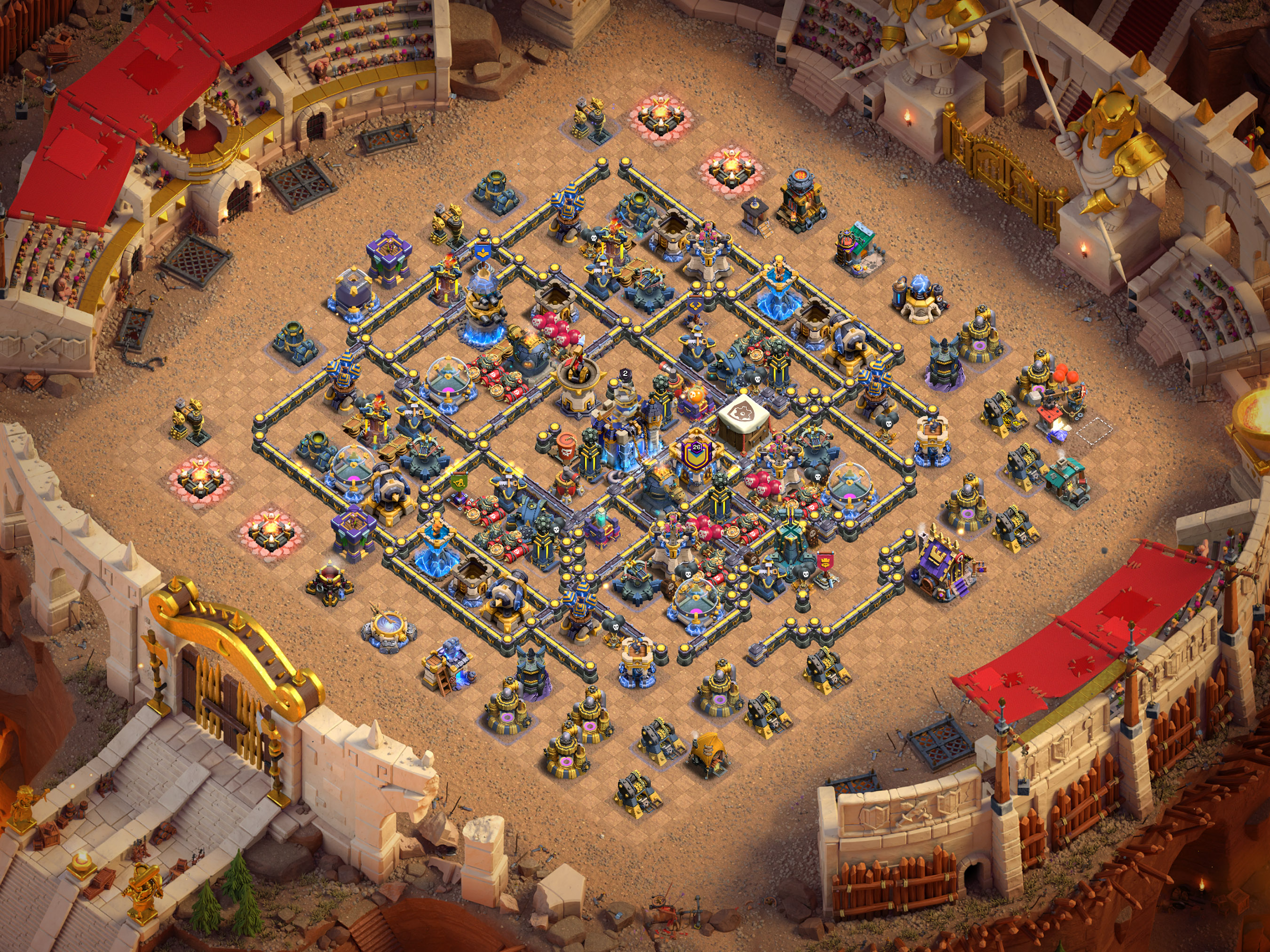 Th18 War Base Layout 6 layout