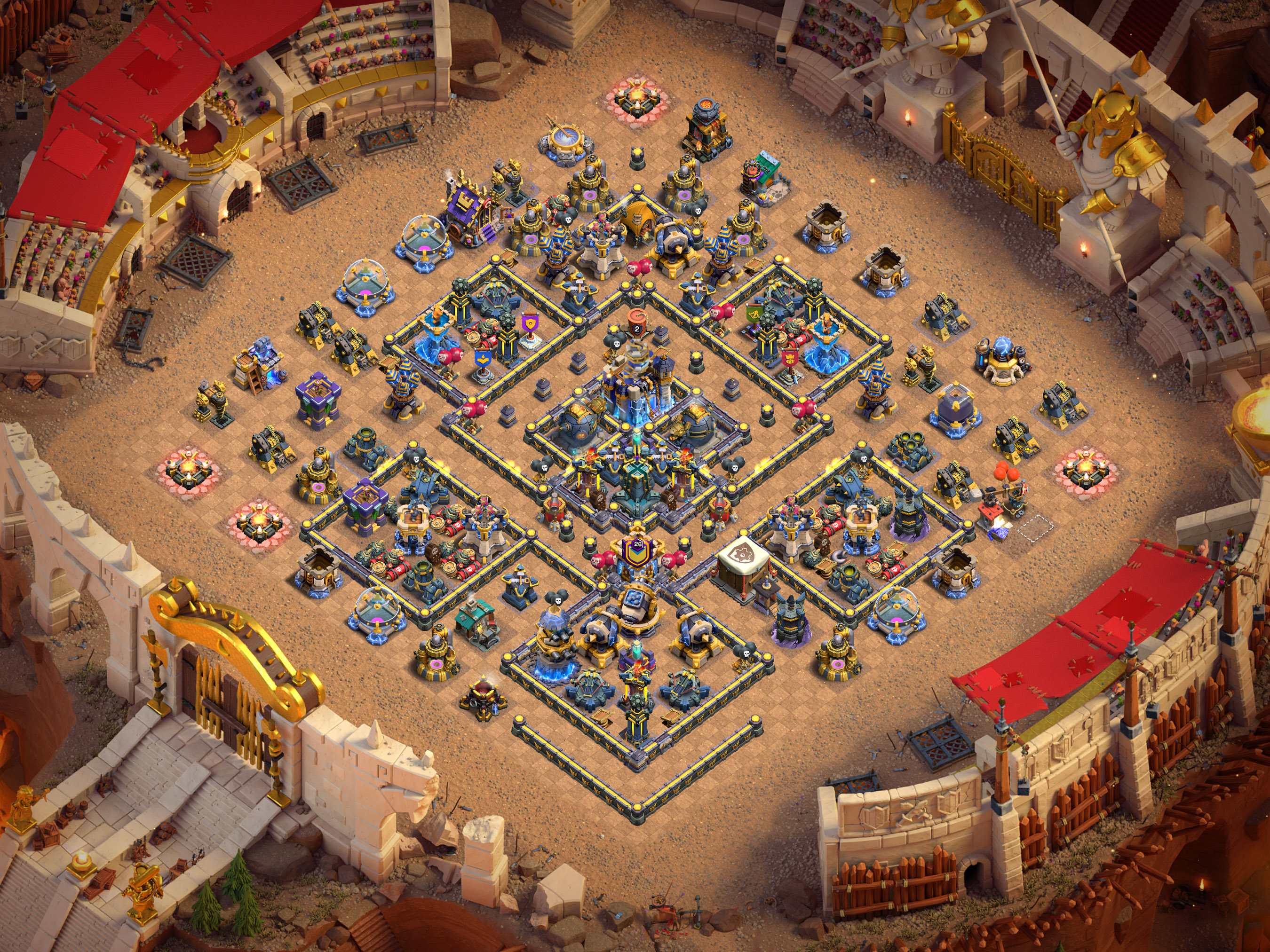 Th18 War Base Layout 9 layout