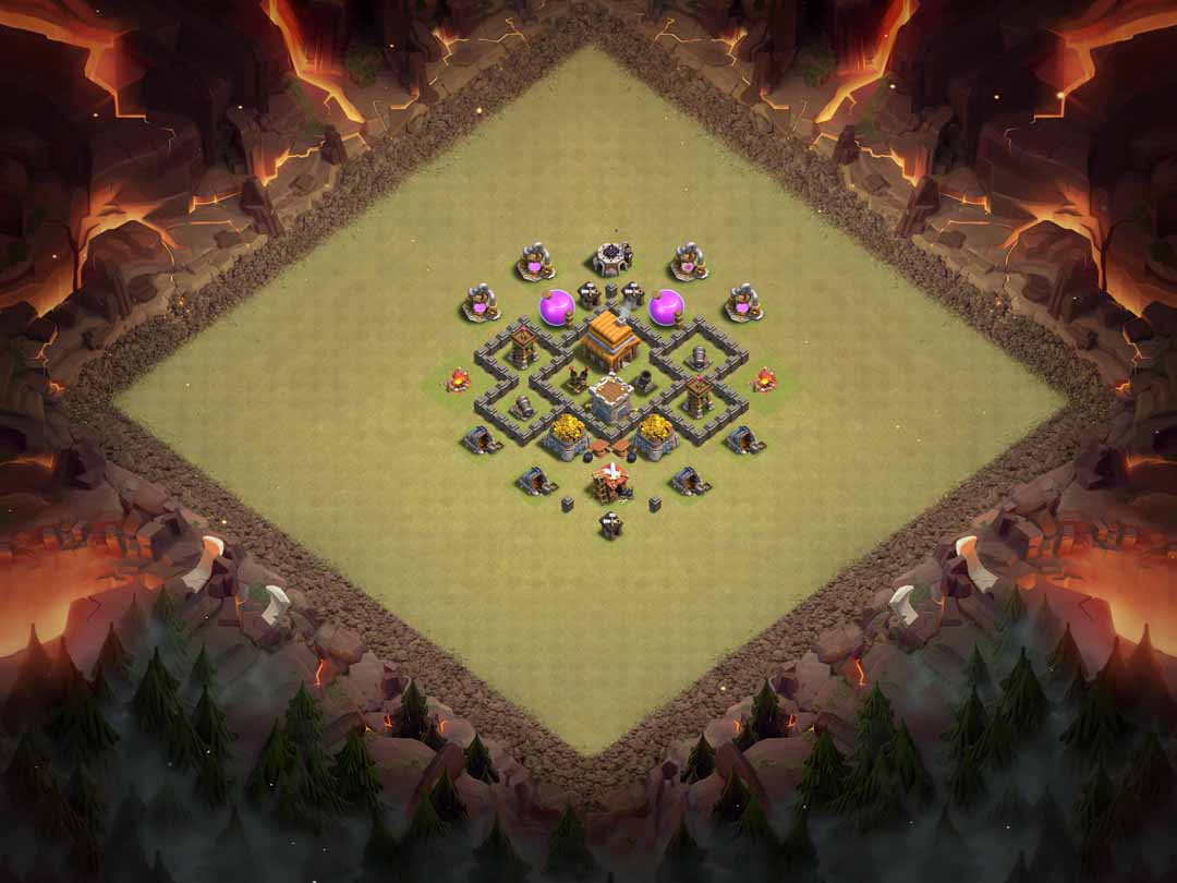 Th4 War Base Layout 1