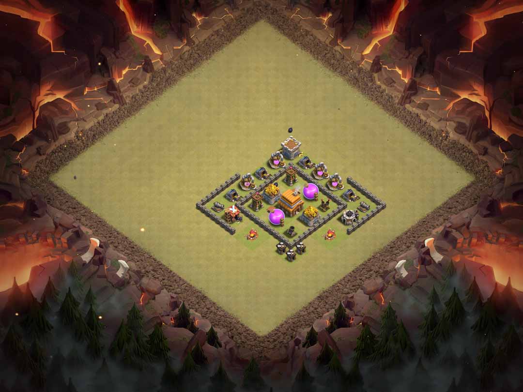 Th4 War Base Layout 10