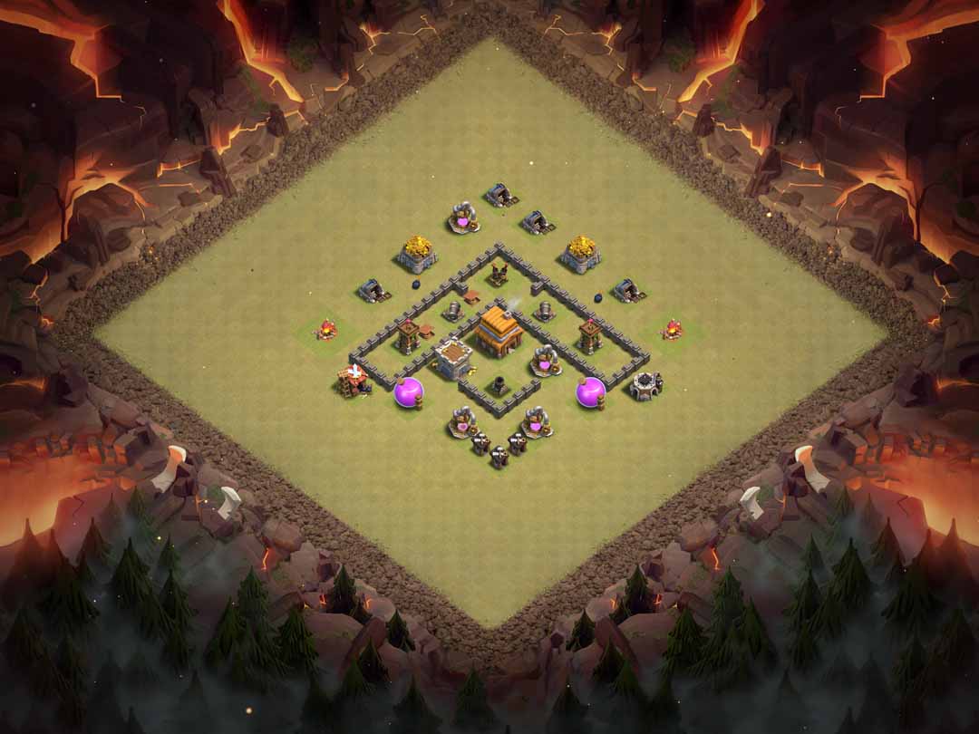 Th4 War Base Layout 11