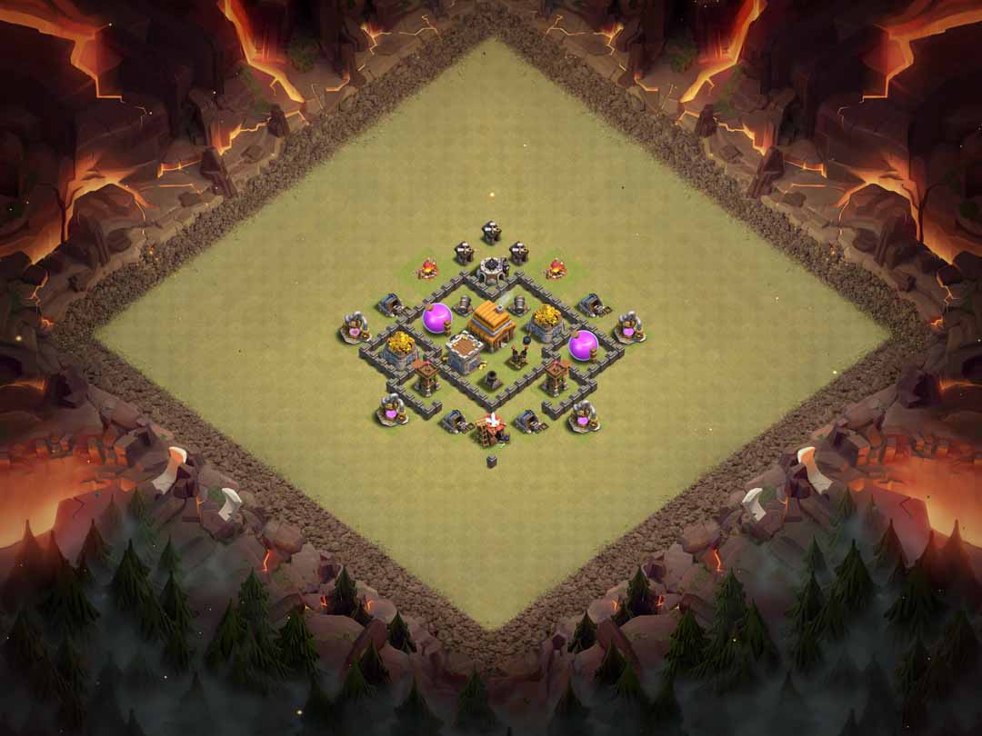 Th4 War Base Layout 13