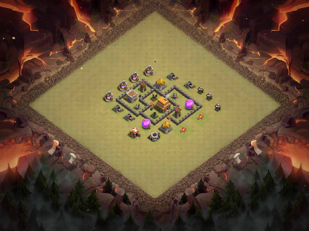 Th4 War Base Layout 14