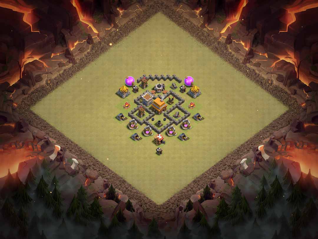 Th4 War Base Layout 2