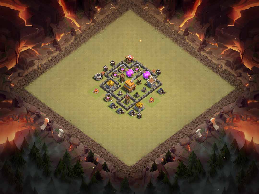Th4 War Base Layout 20