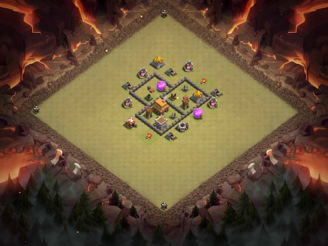 Th4 War Base Layout 21