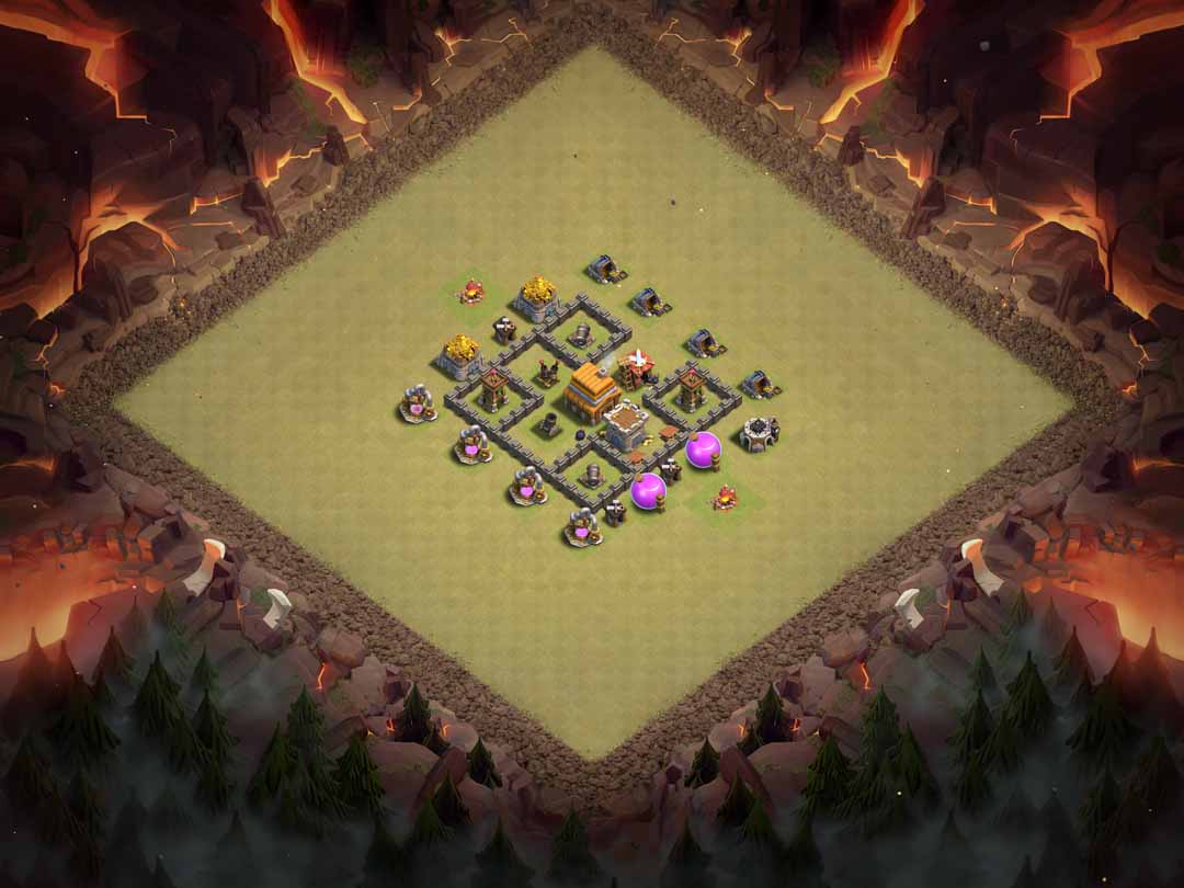 Th4 War Base Layout 6