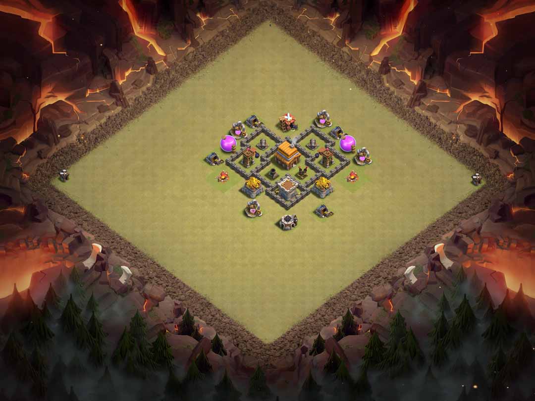 Th4 War Base Layout 7
