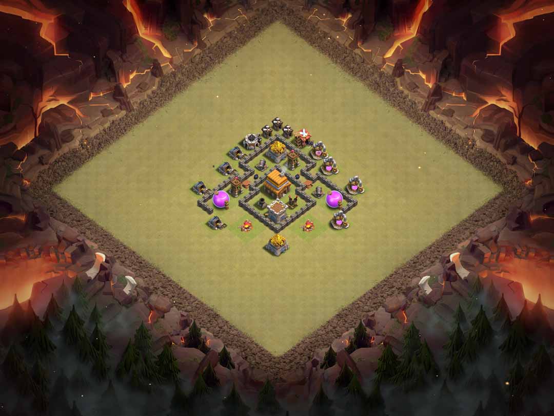 Th4 War Base Layout 8