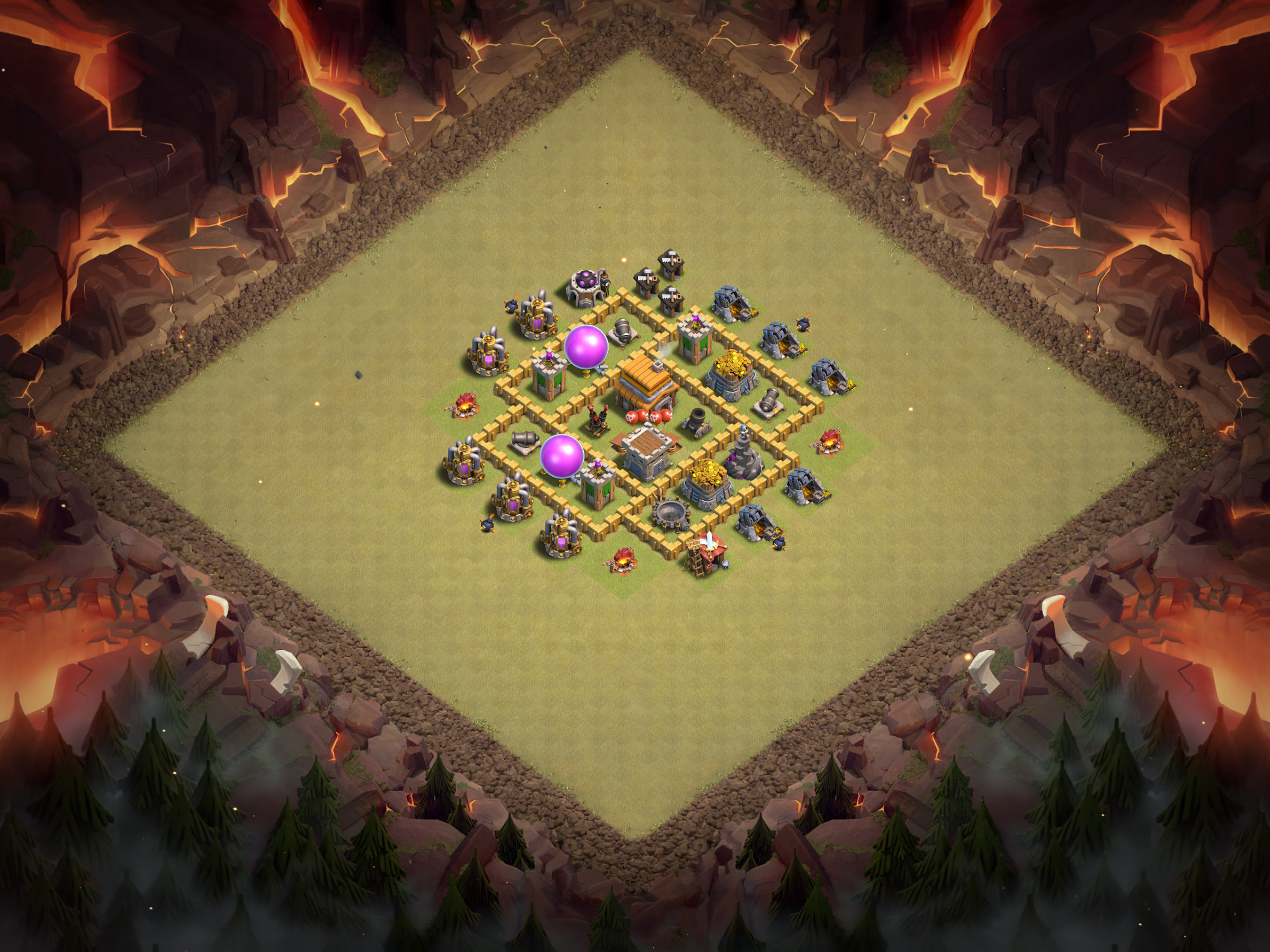 Th5 War Base Layout 10 layout