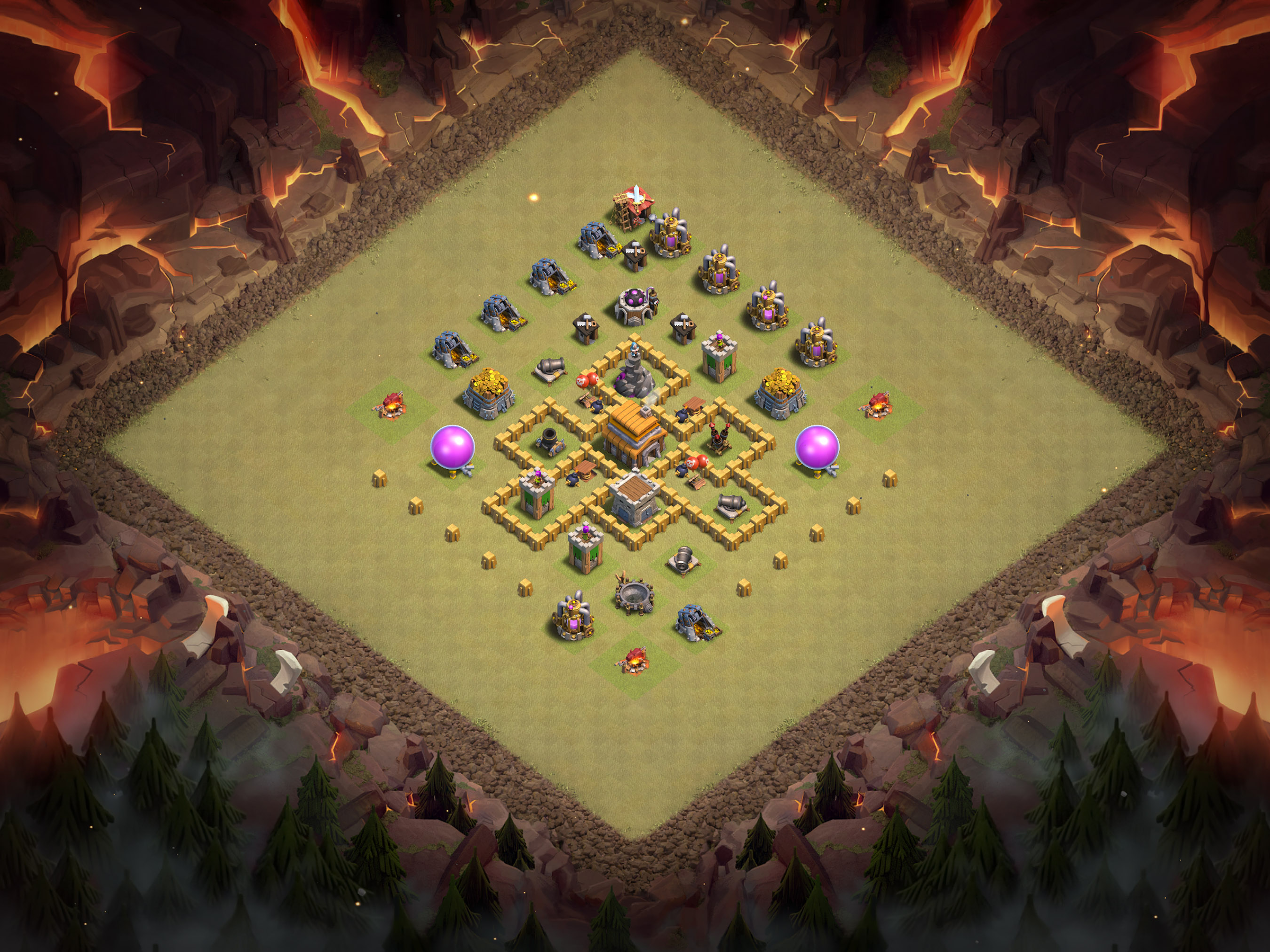 Th5 War Base Layout 11 layout