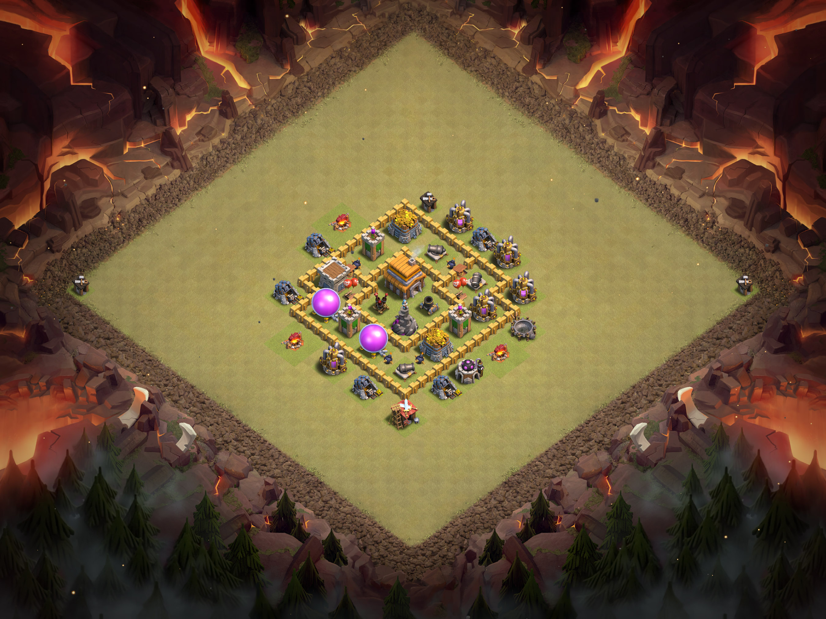 Th5 War Base Layout 12 layout