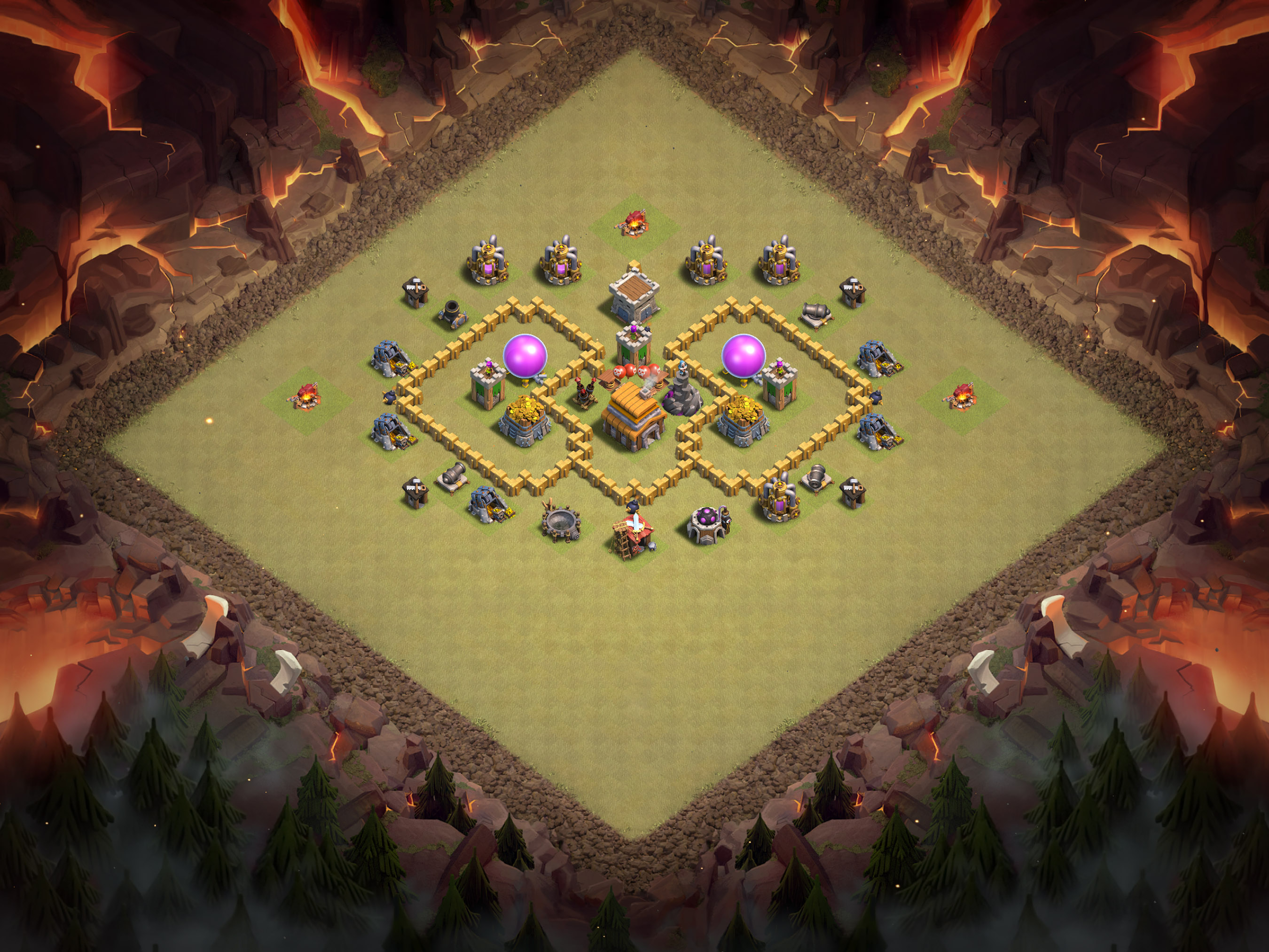 Th5 War Base Layout 13 layout