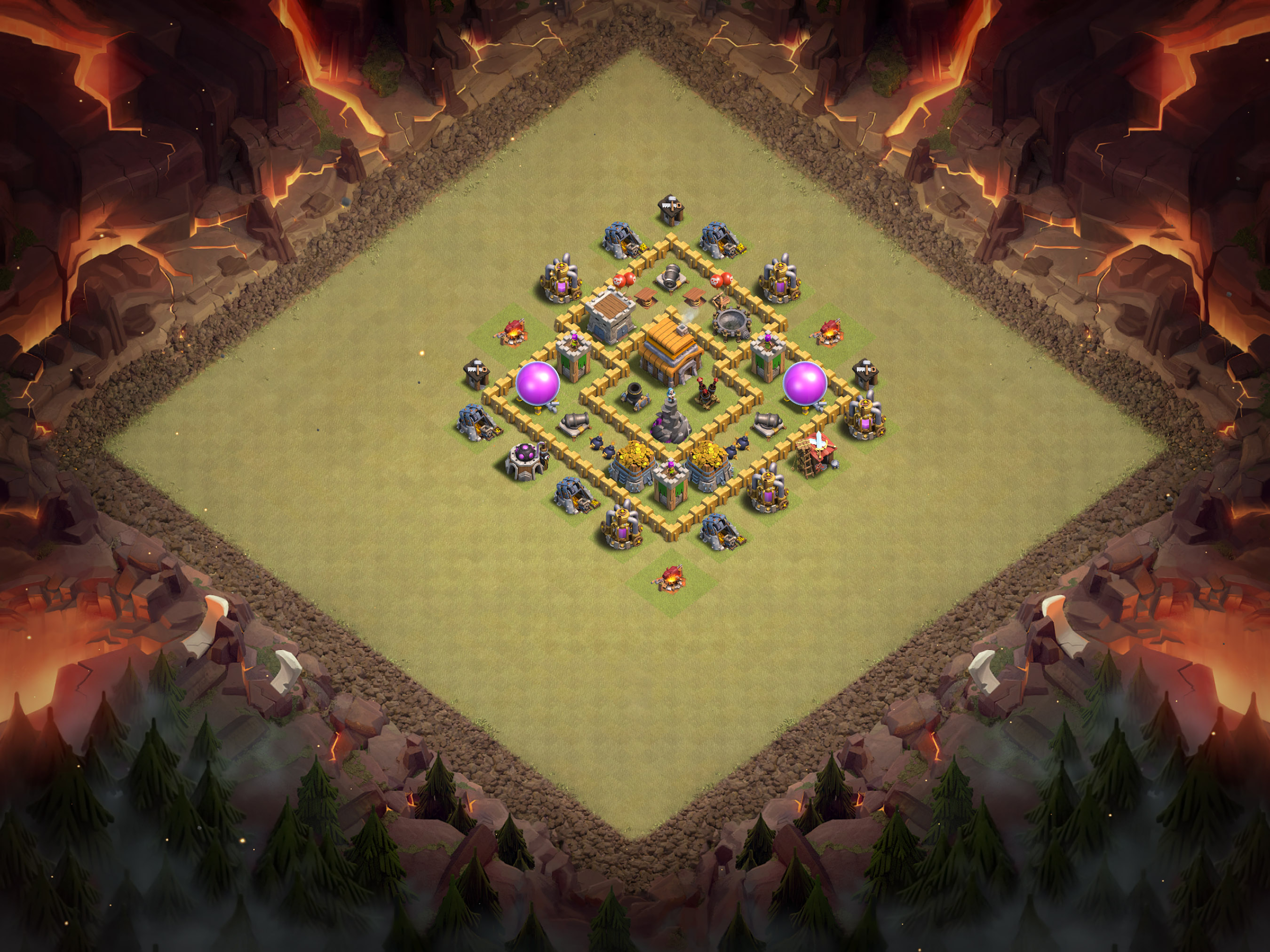 Th5 War Base Layout 18 layout
