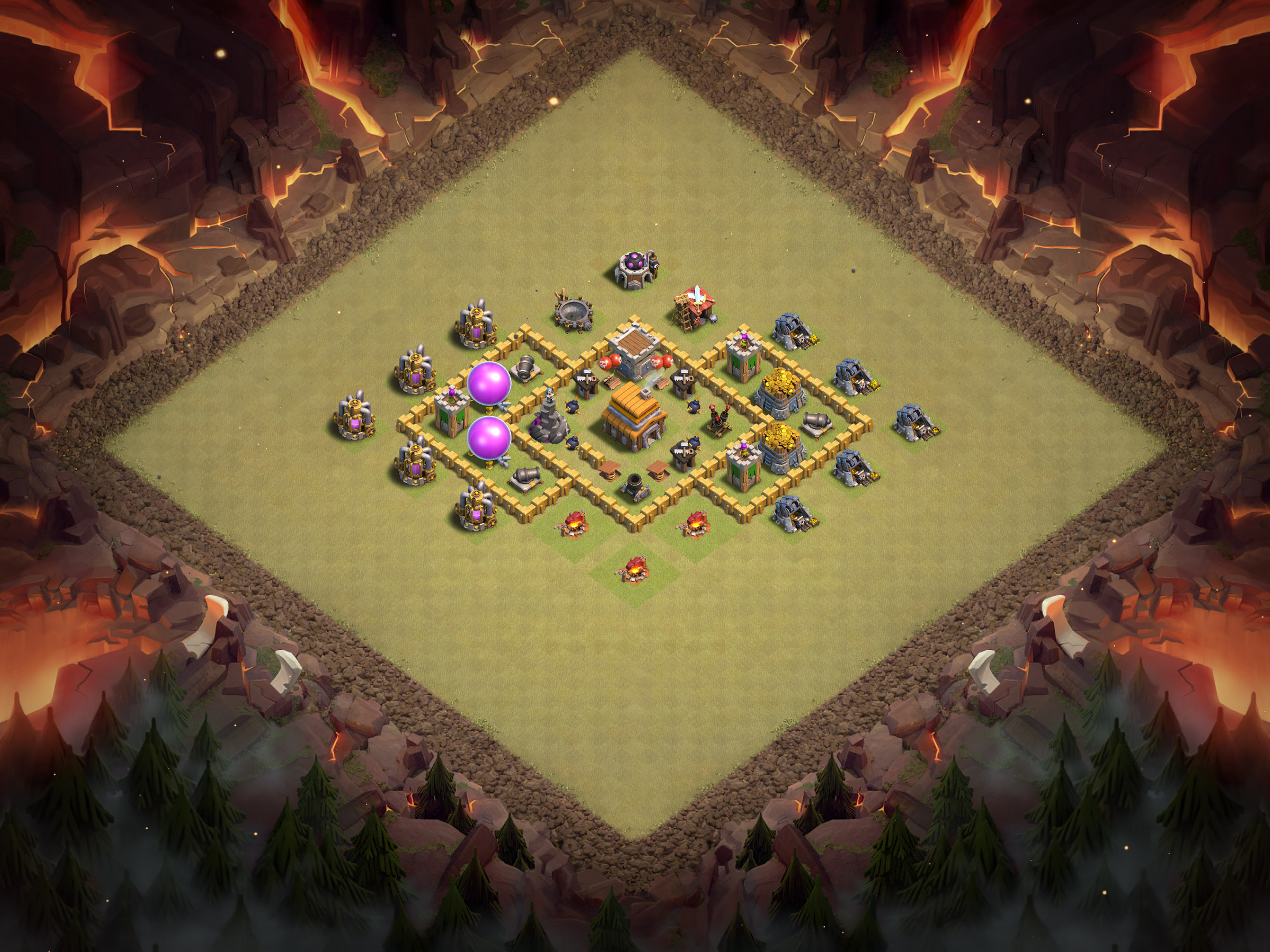 Th5 War Base Layout 22 layout