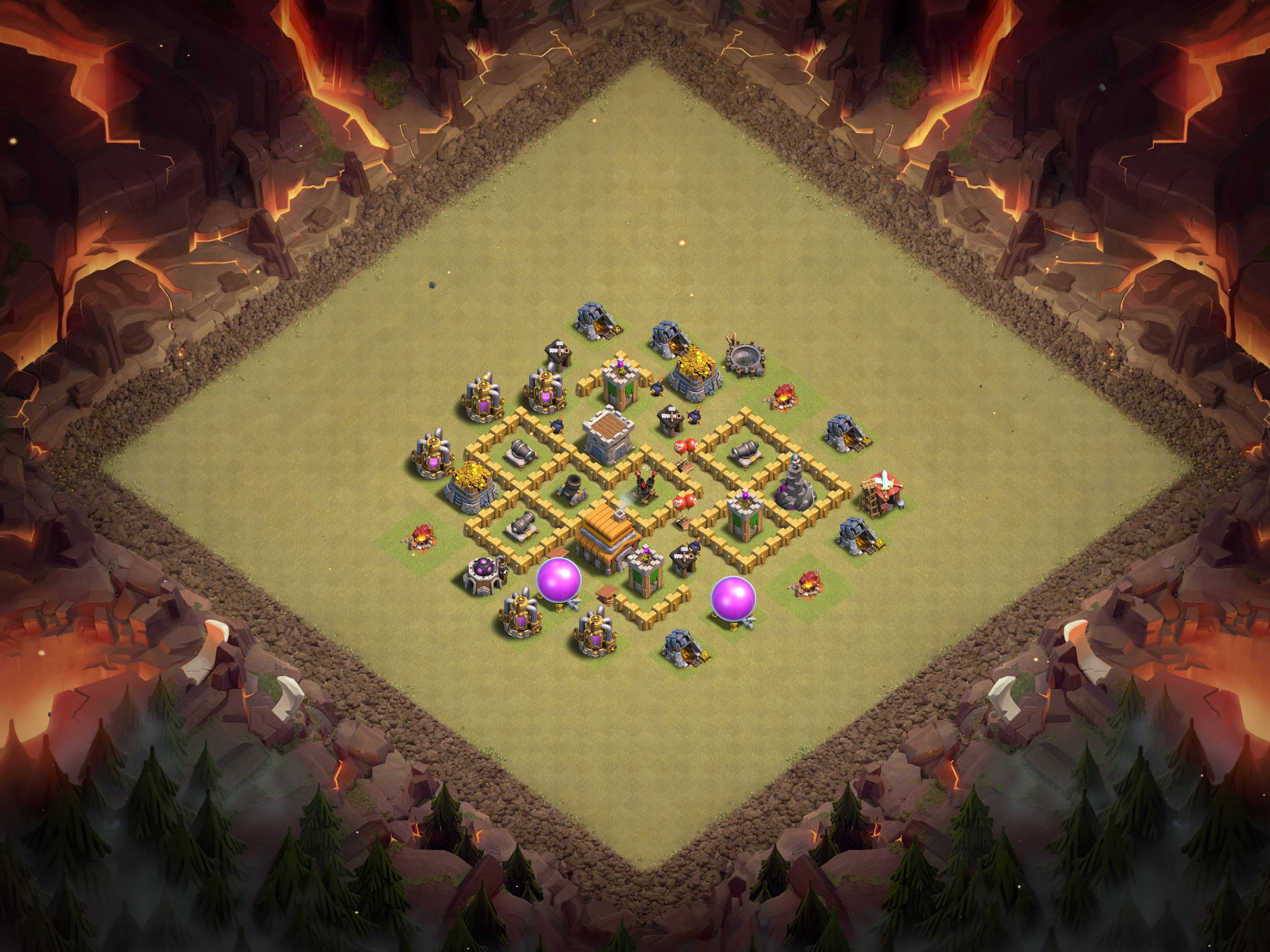 Th5 War Base Layout 3 layout