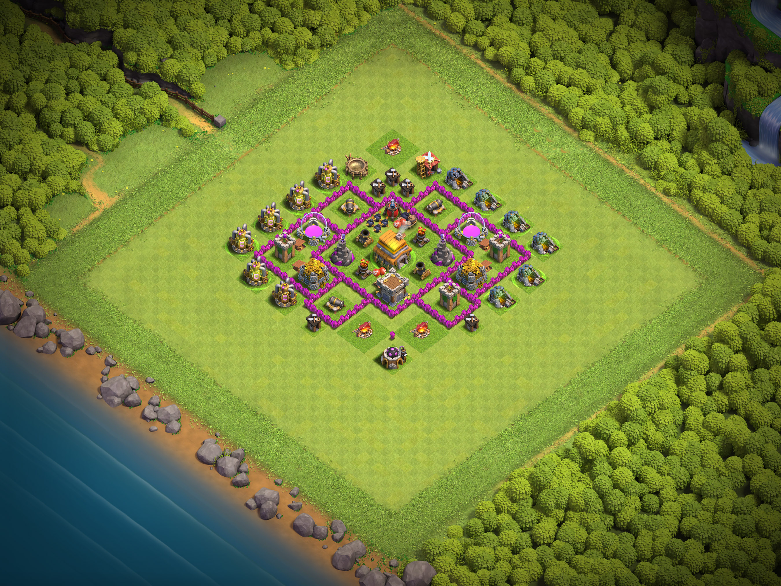 Th6 Farm Base Layout 6 layout