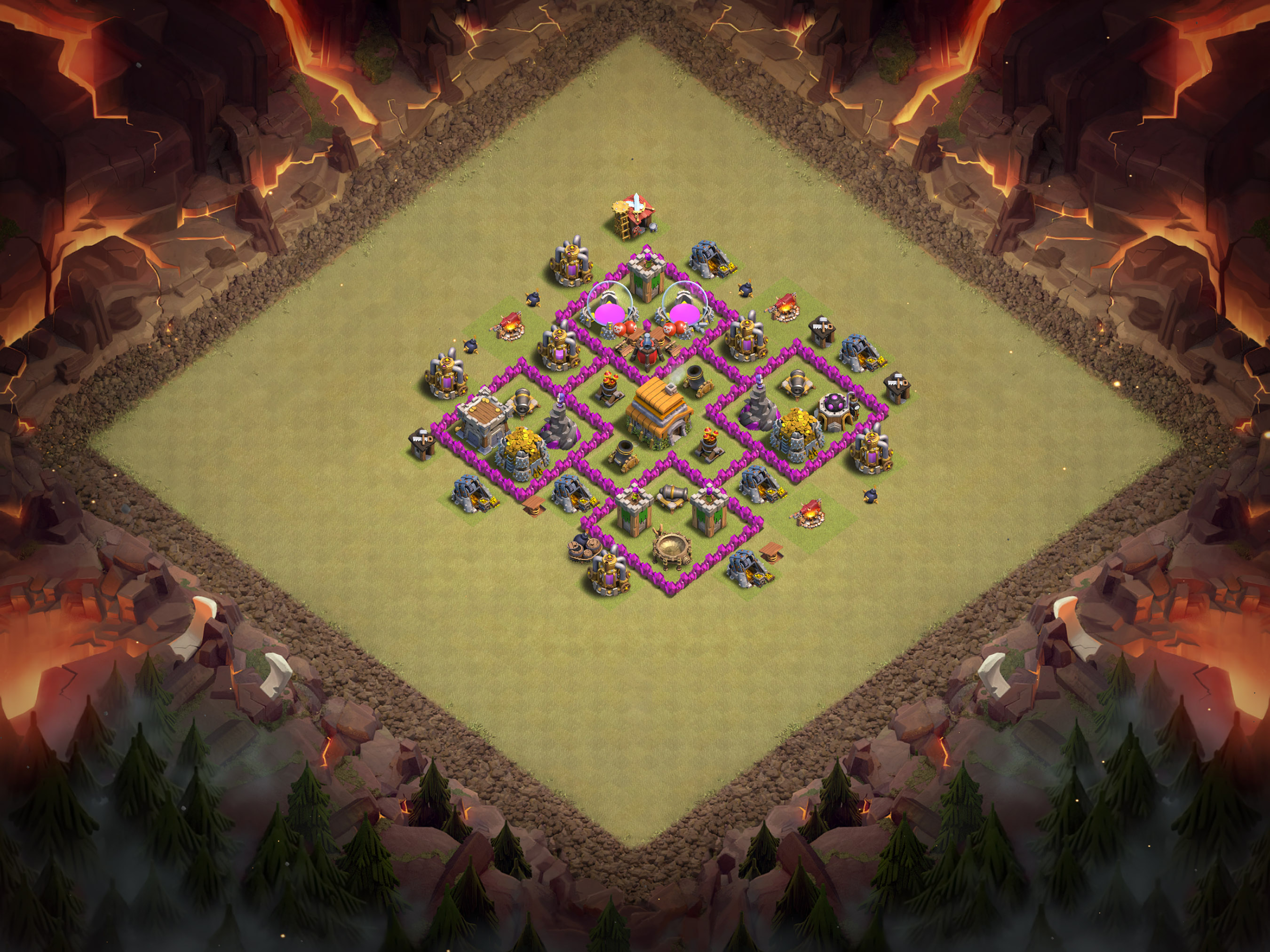 Th6 War Base Layout 10 layout