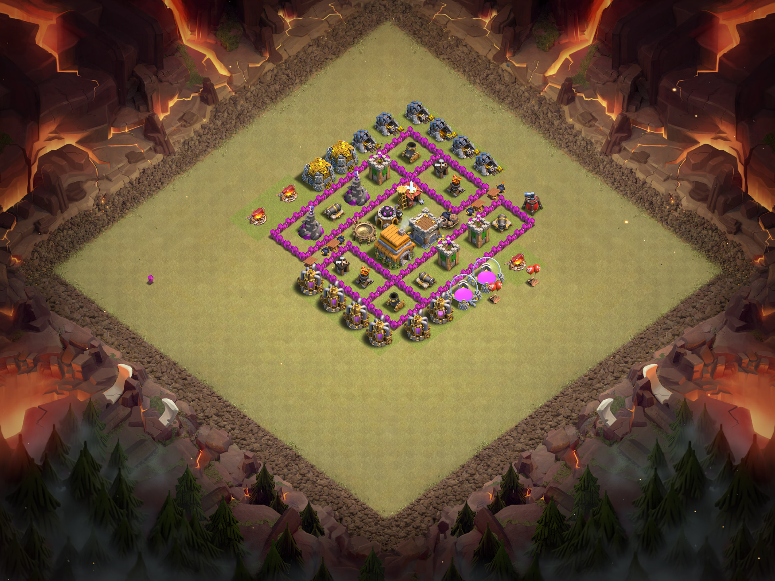 Th6 War Base Layout 11 layout