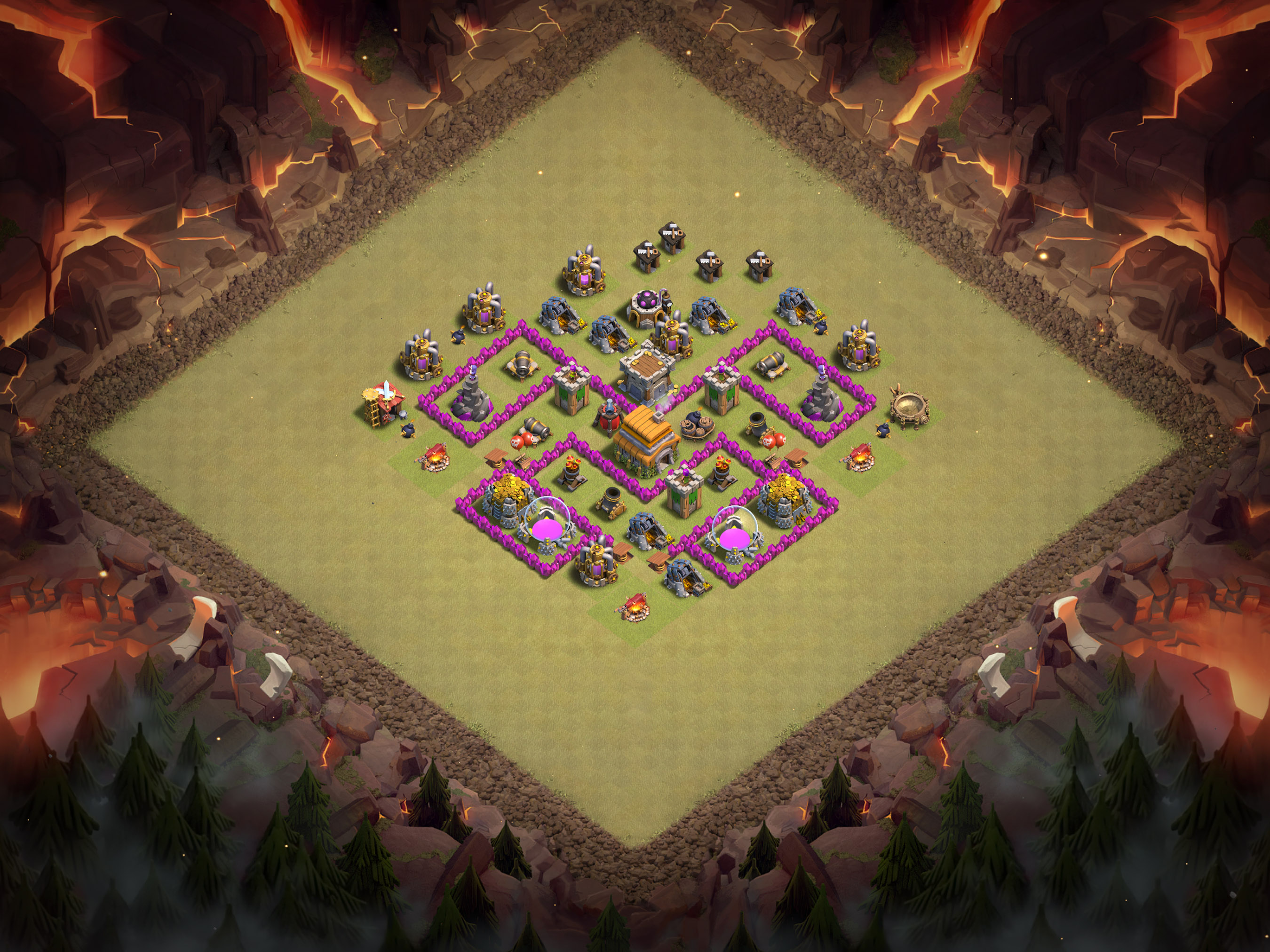 Th6 War Base Layout 13 layout