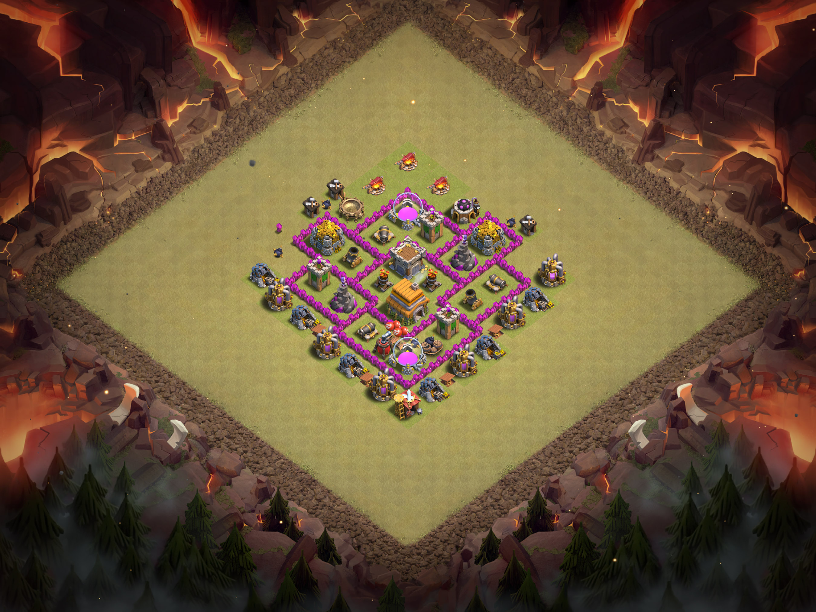Th6 War Base Layout 14 layout