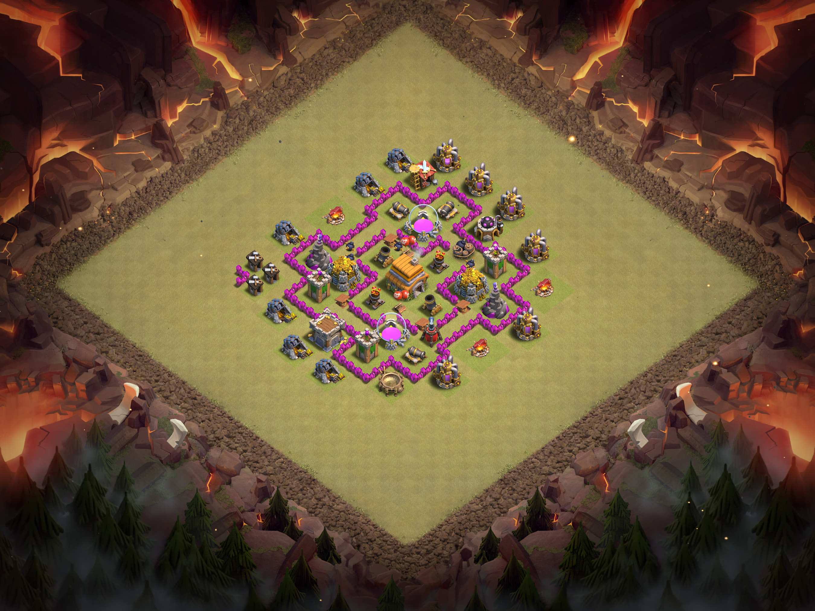 Th6 War Base Layout 15 layout