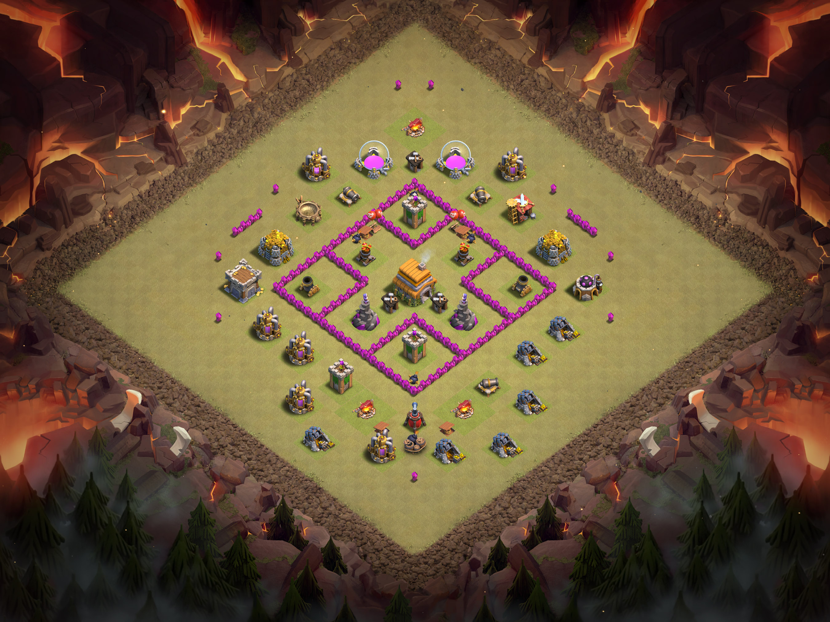 Th6 War Base Layout 18 layout