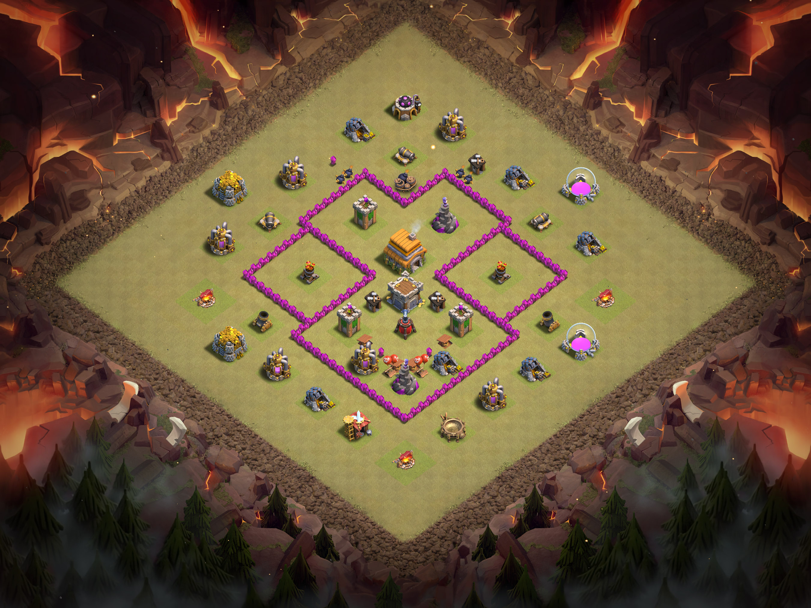 Th6 War Base Layout 19 layout