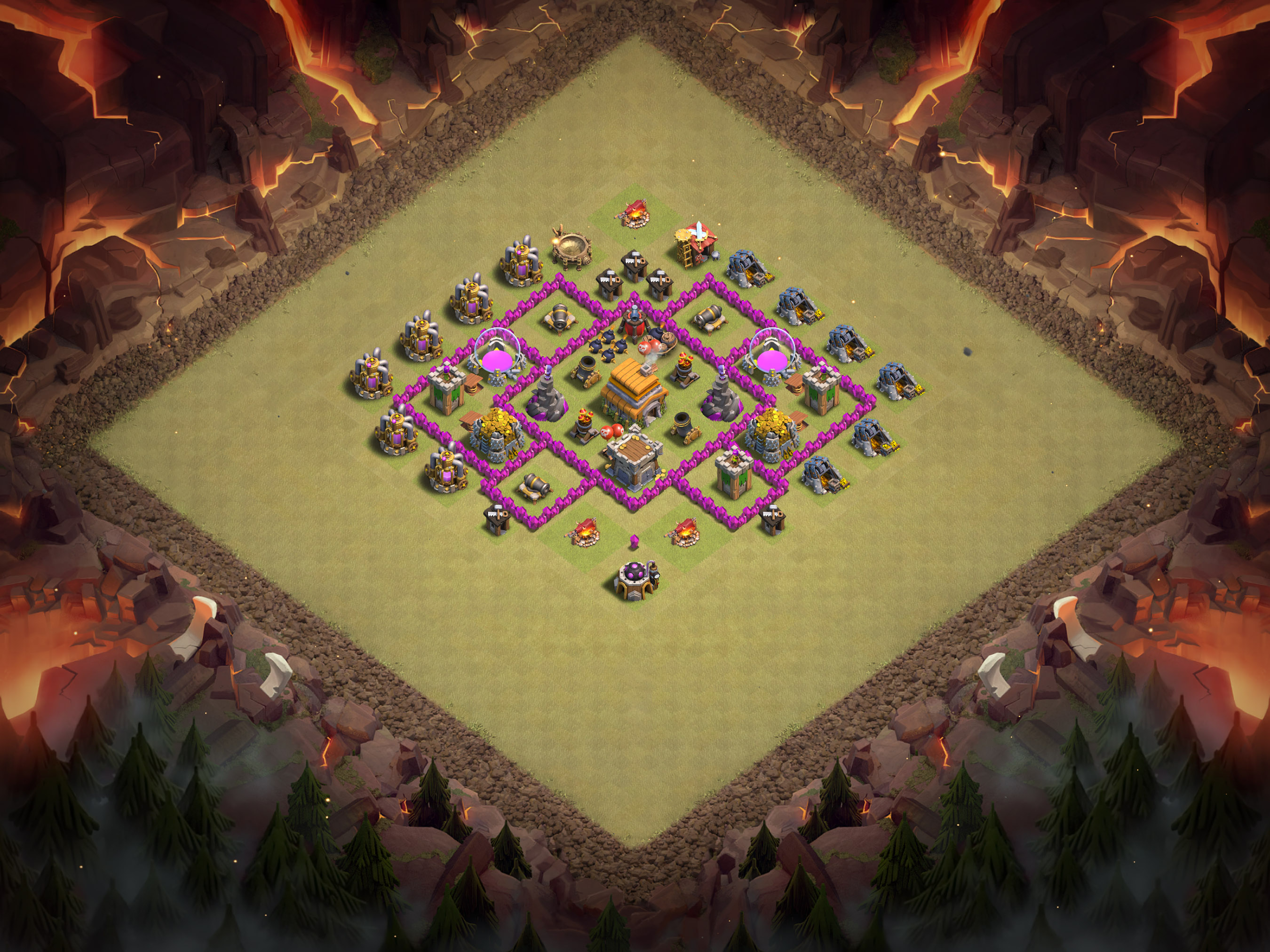 Th6 War Base Layout 20 layout